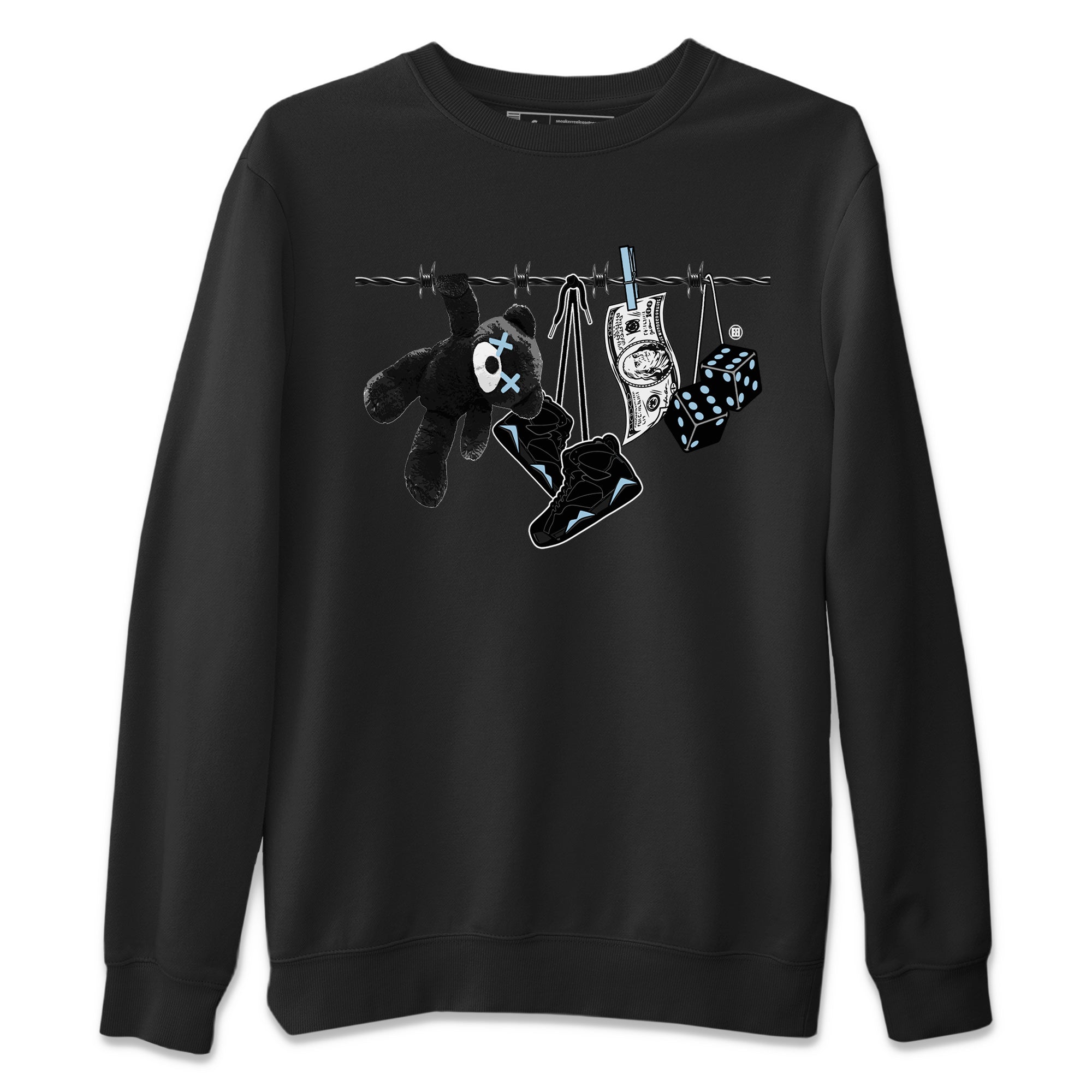 Clothesline Unisex Tops - Air Jordan 7 Chambray