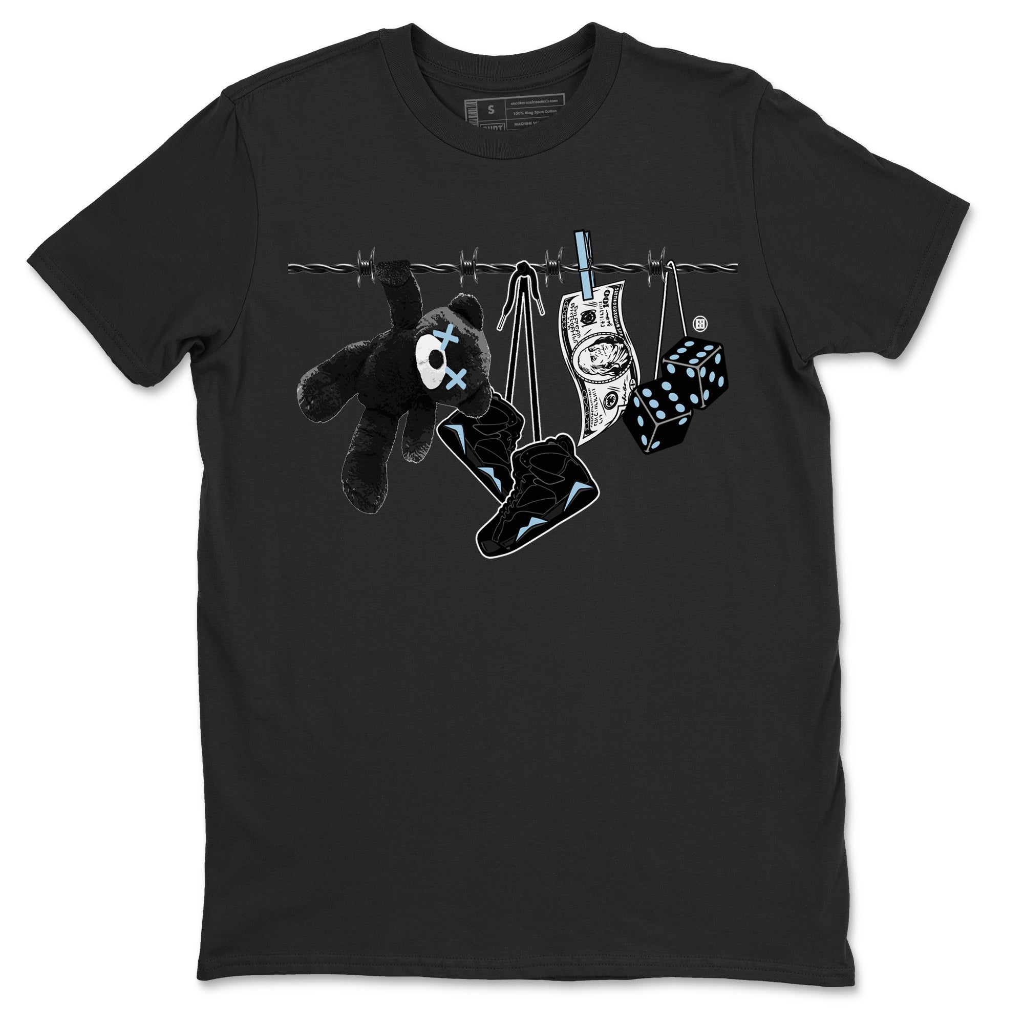 Clothesline Unisex Tops - Air Jordan 7 Chambray