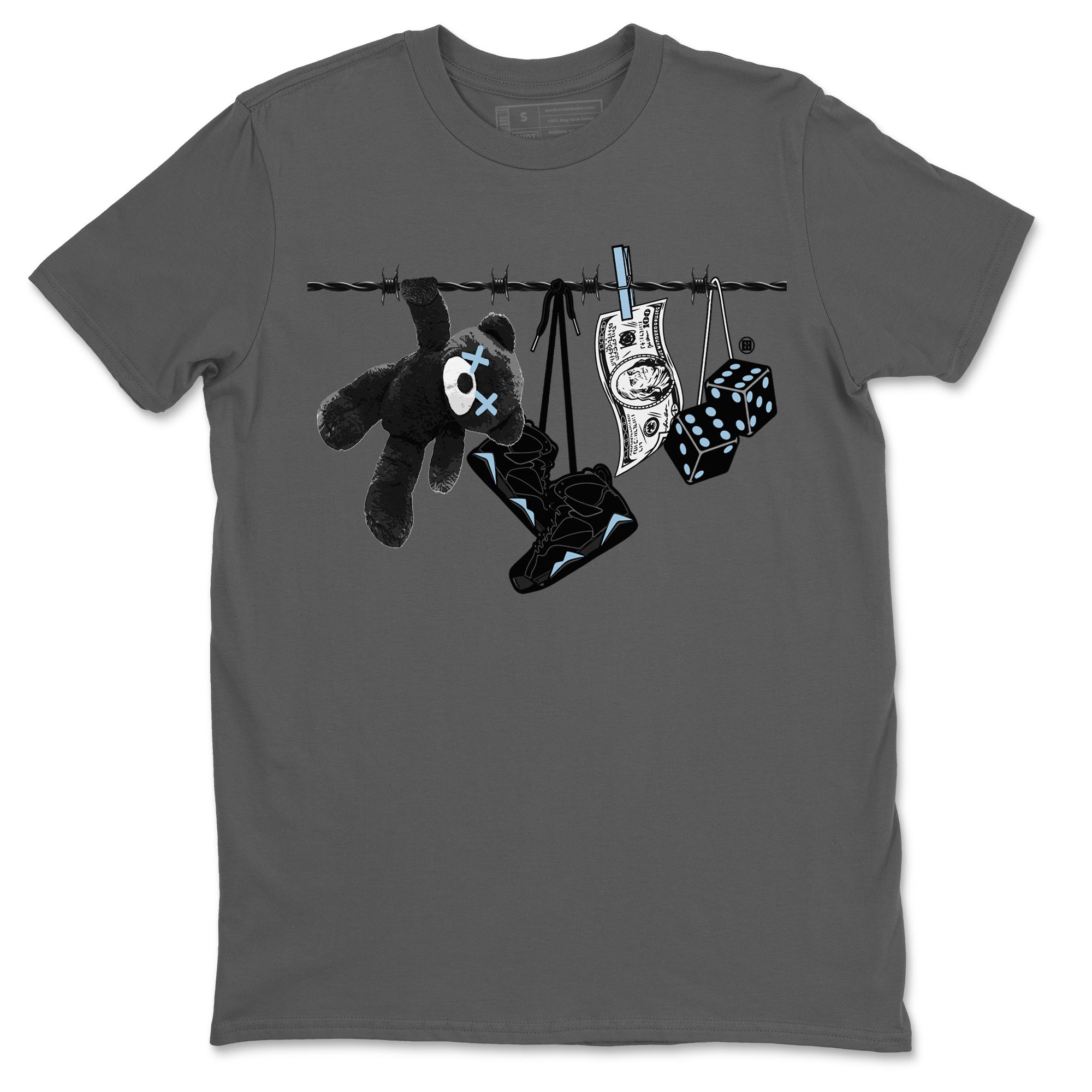 Clothesline Unisex Tops - Air Jordan 7 Chambray
