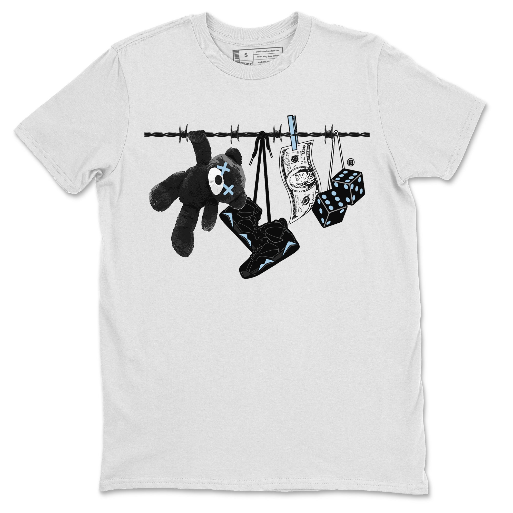 Clothesline Unisex Tops - Air Jordan 7 Chambray