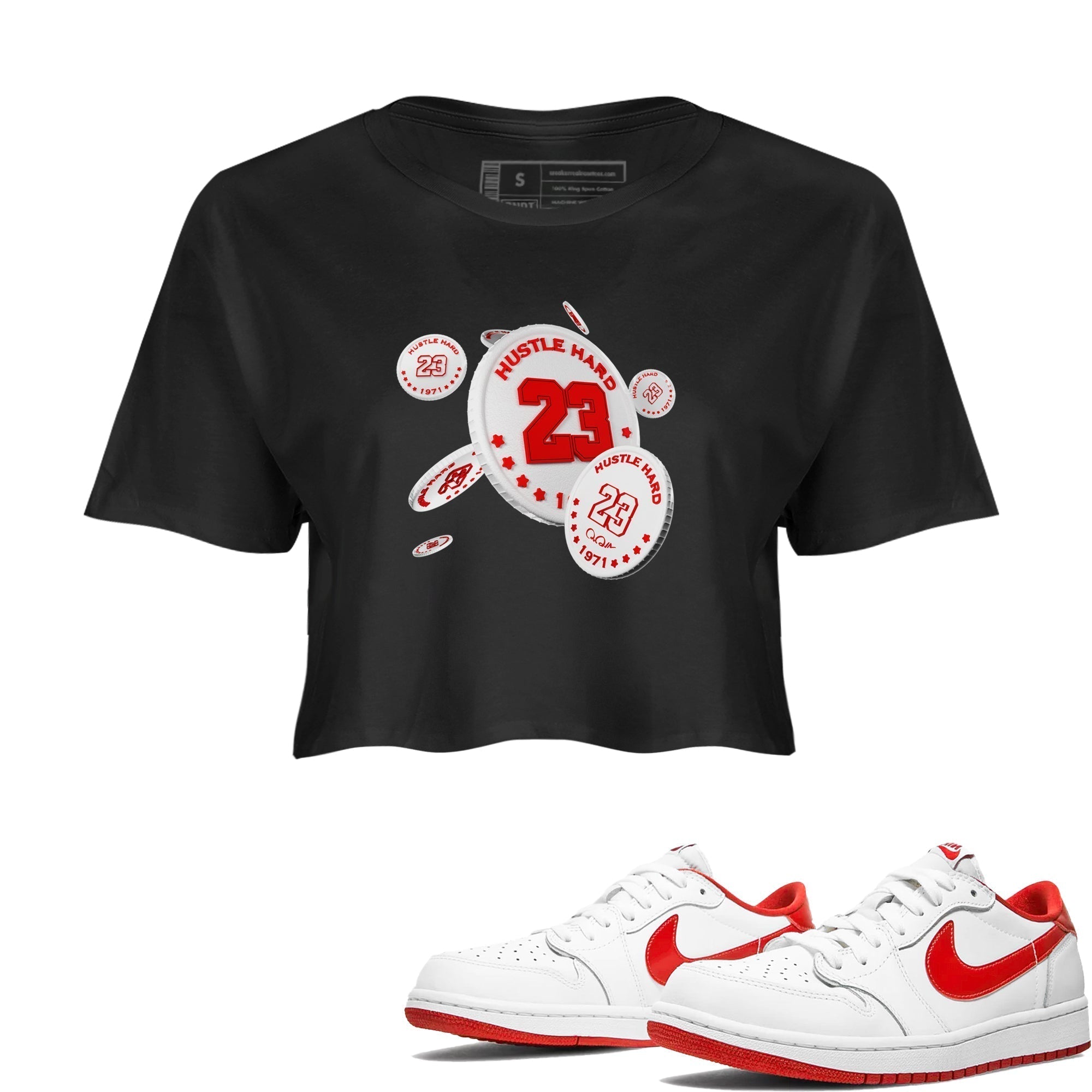 Coin Drop snkmatch Women's Top - Air Jordan 1 University Red