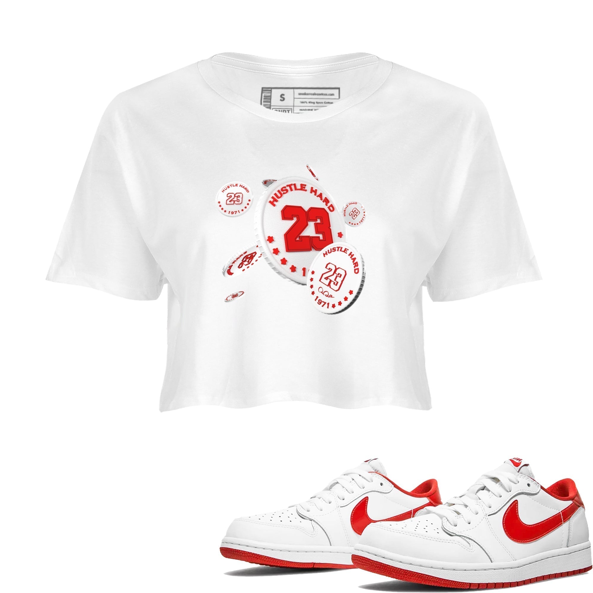 Coin Drop snkmatch Women's Top - Air Jordan 1 University Red