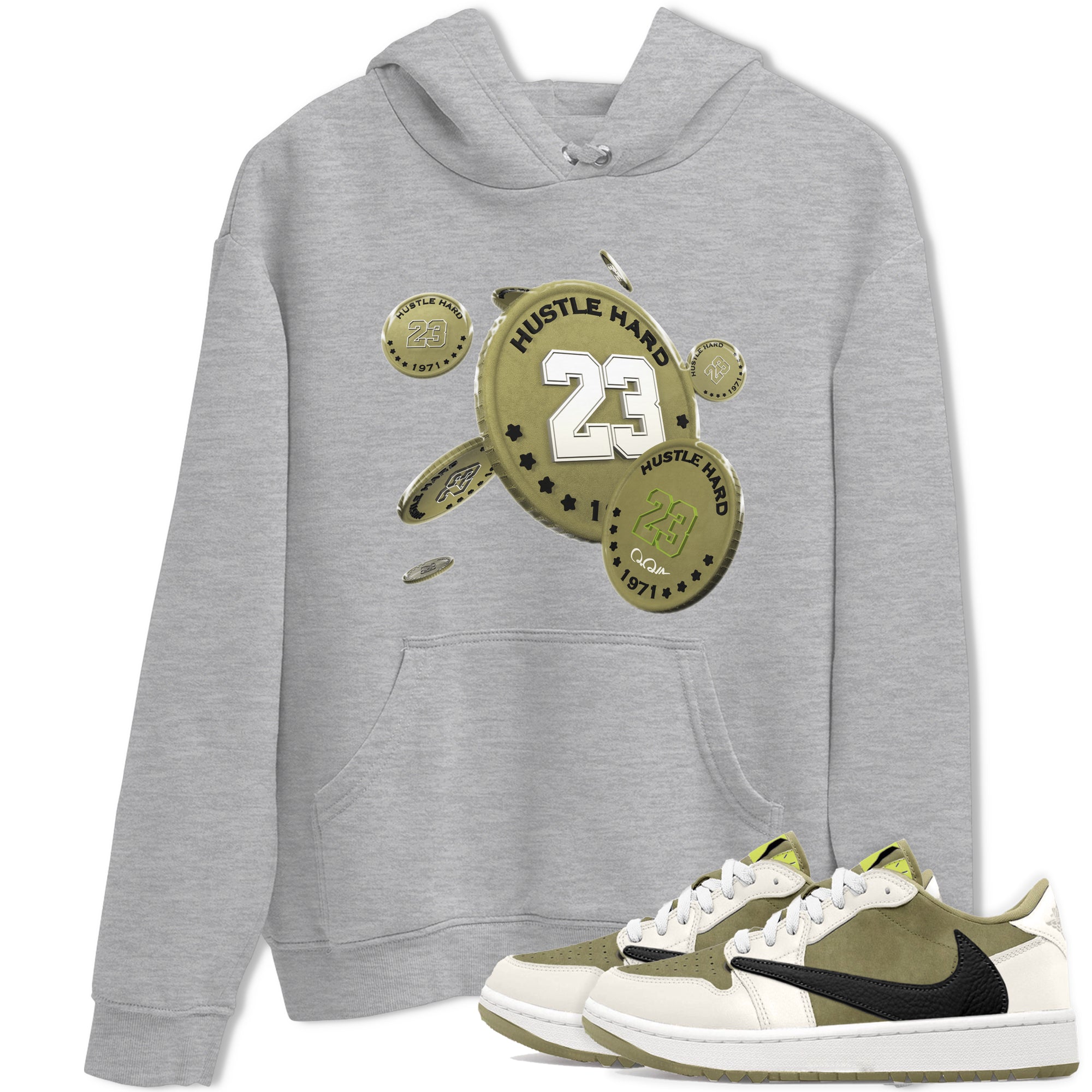 Coin Drop snkmatch Tee - Air Jordan 1 Travis Scott Golf