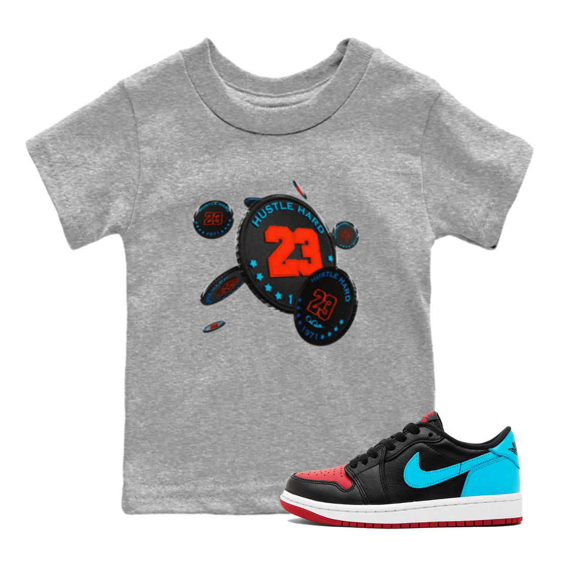 Coin Drop Kids Tops - Air Jordan 1 UNC to Chicago