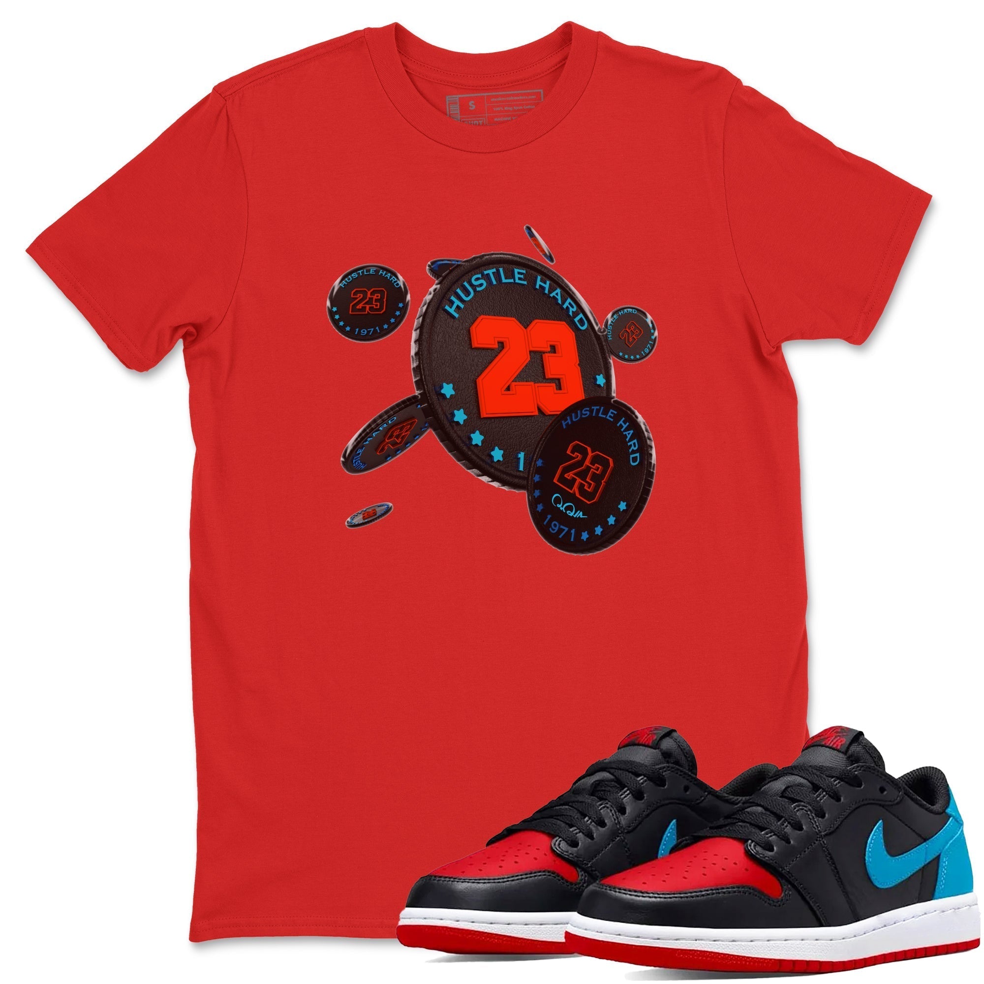 Coin Drop Unisex Tops - Air Jordan 1 UNC to Chicago