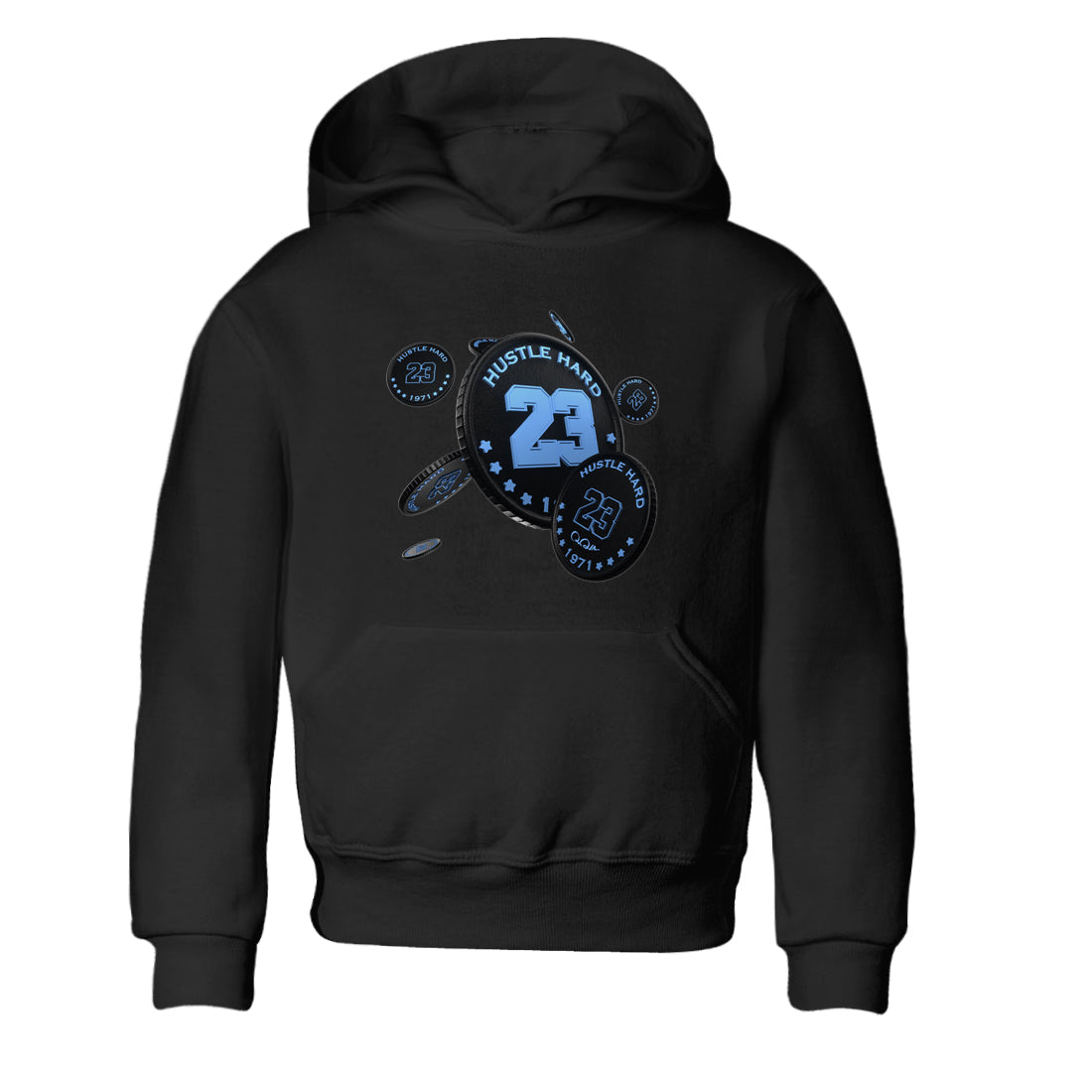 Coin Drop Kids Tops - Air Jordan 1 UNC Toe