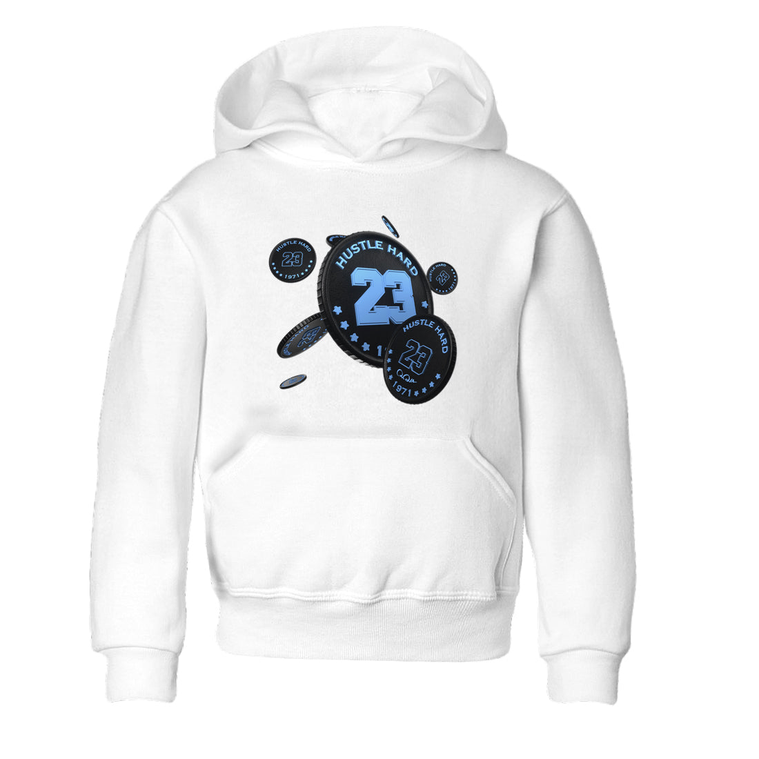 Coin Drop Kids Tops - Air Jordan 1 UNC Toe