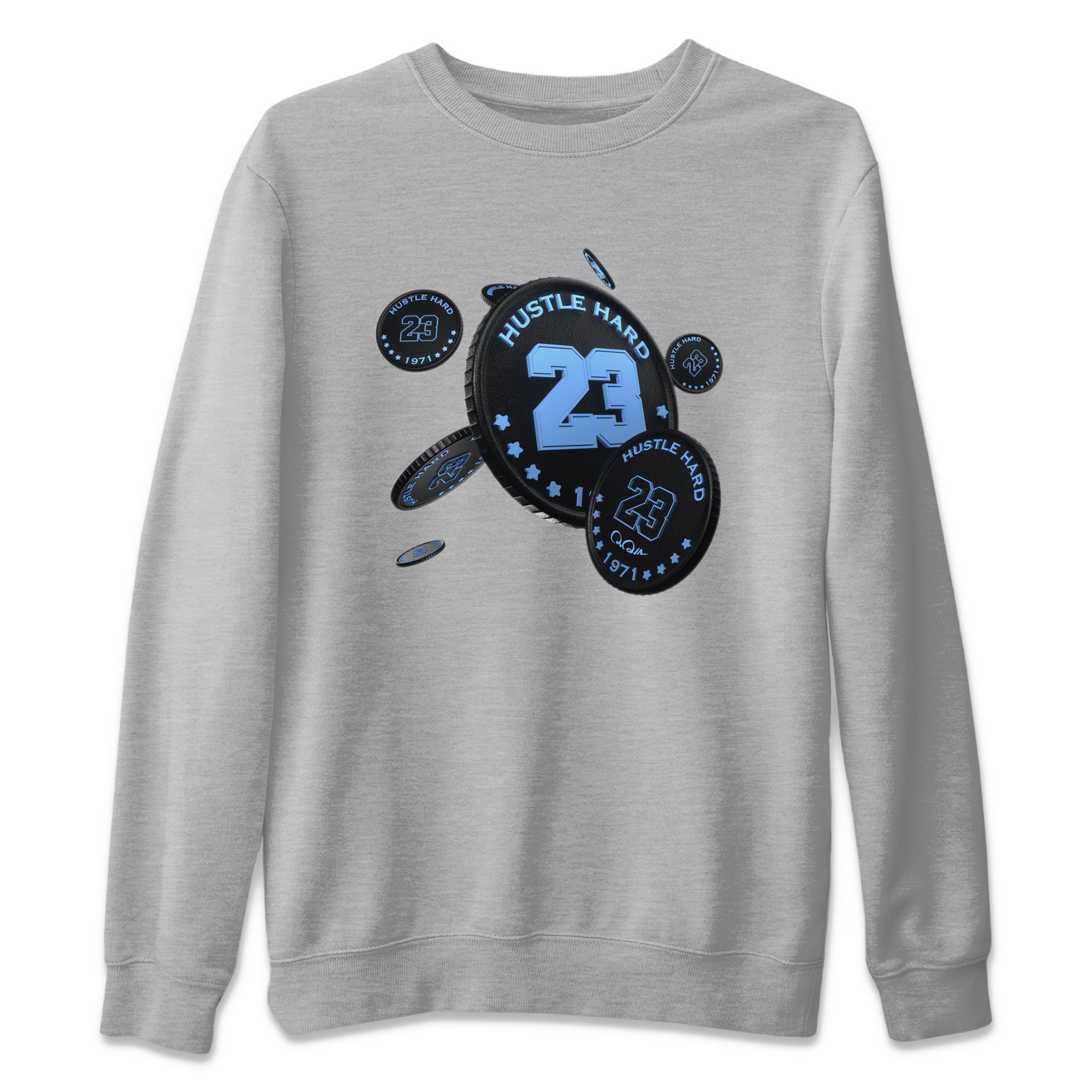 Coin Drop Unisex Tops - Air Jordan 1 UNC Toe