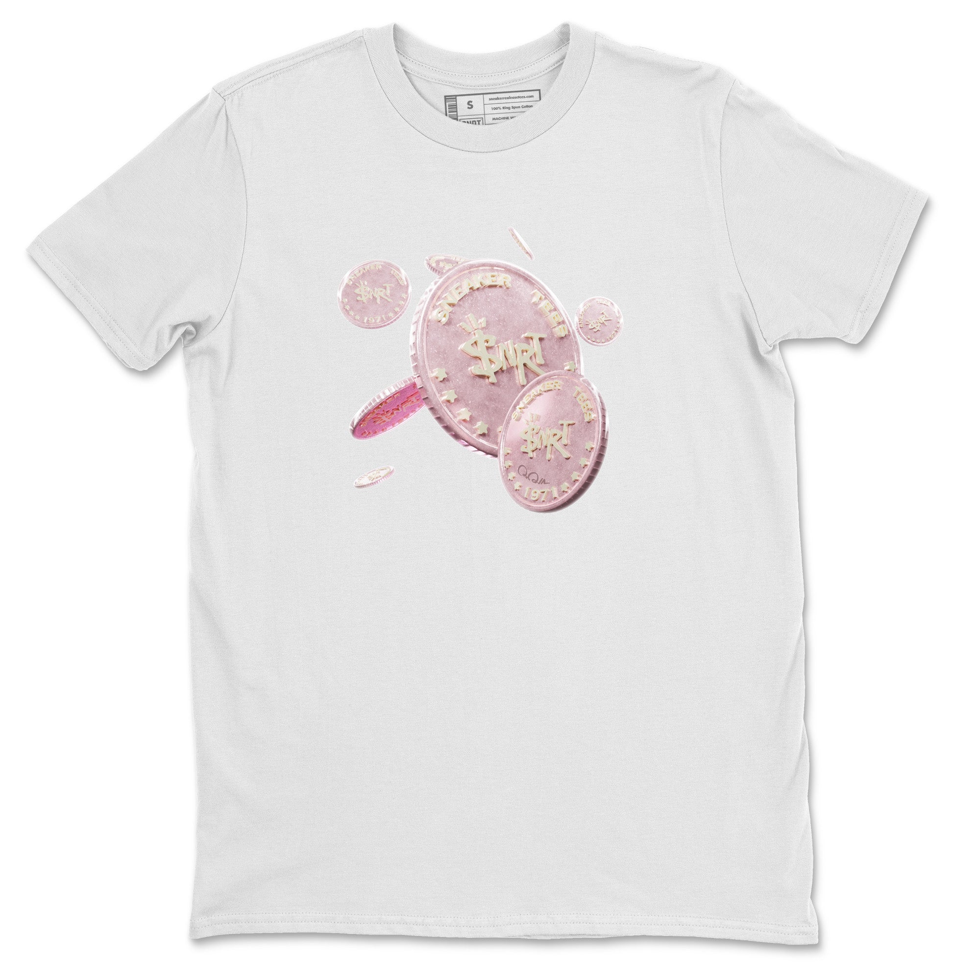 Coin Drop Unisex Tops - Air Jordan 1 Washed Pink