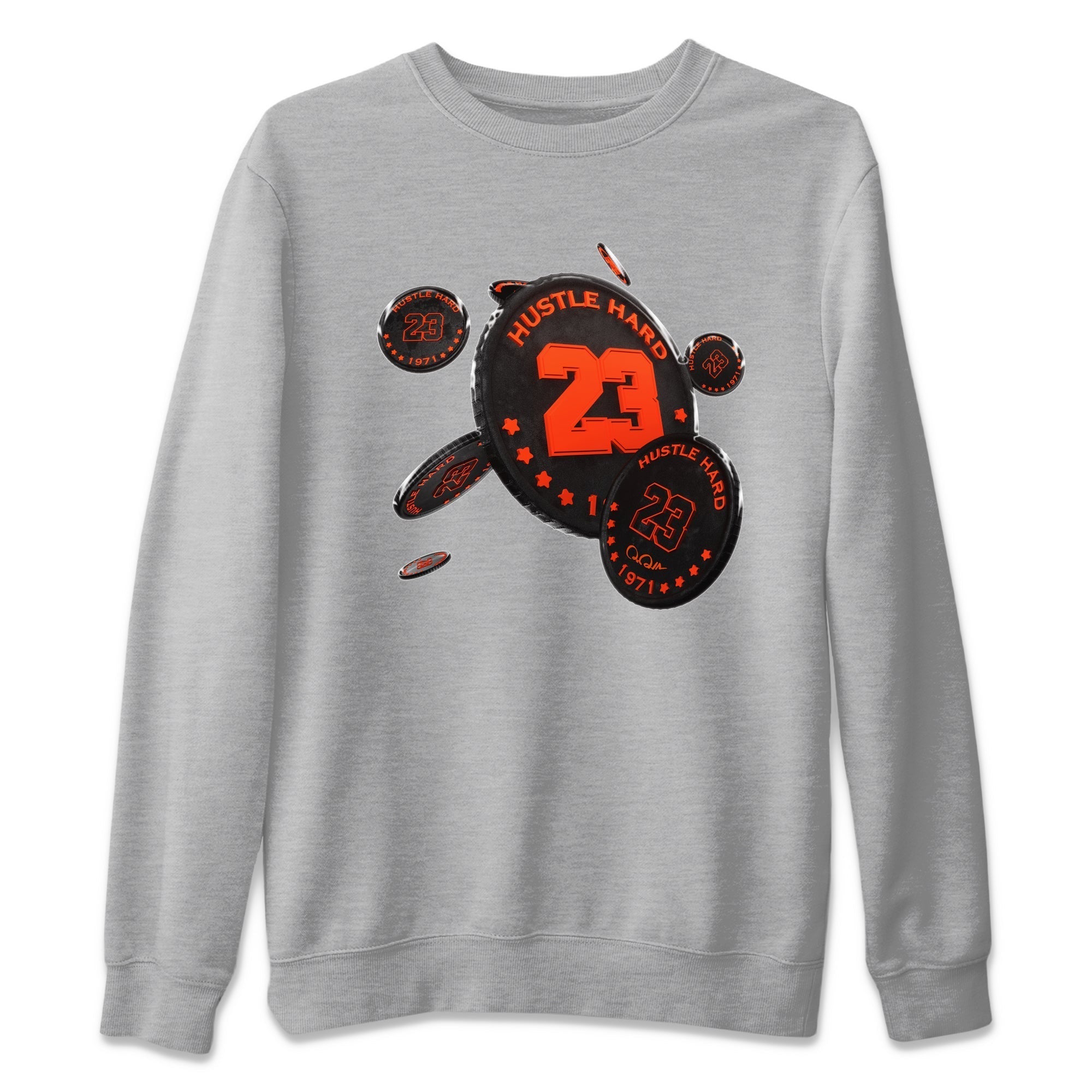 Coin Drop Unisex Tops - Air Jordan 12 Brilliant Orange