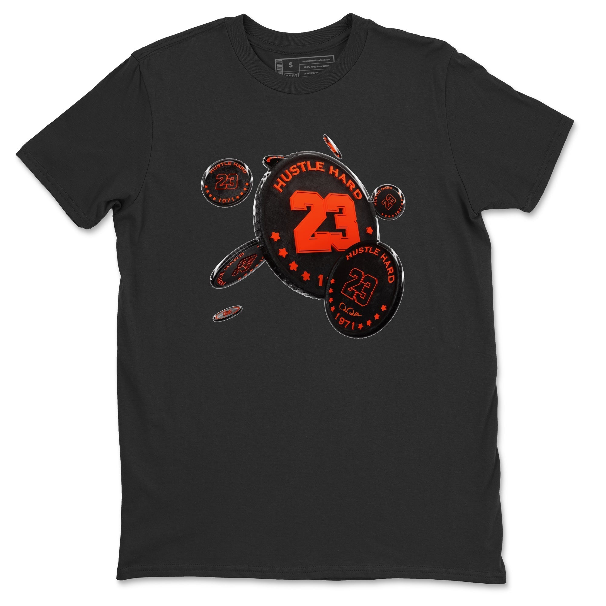 Coin Drop Unisex Tops - Air Jordan 12 Brilliant Orange