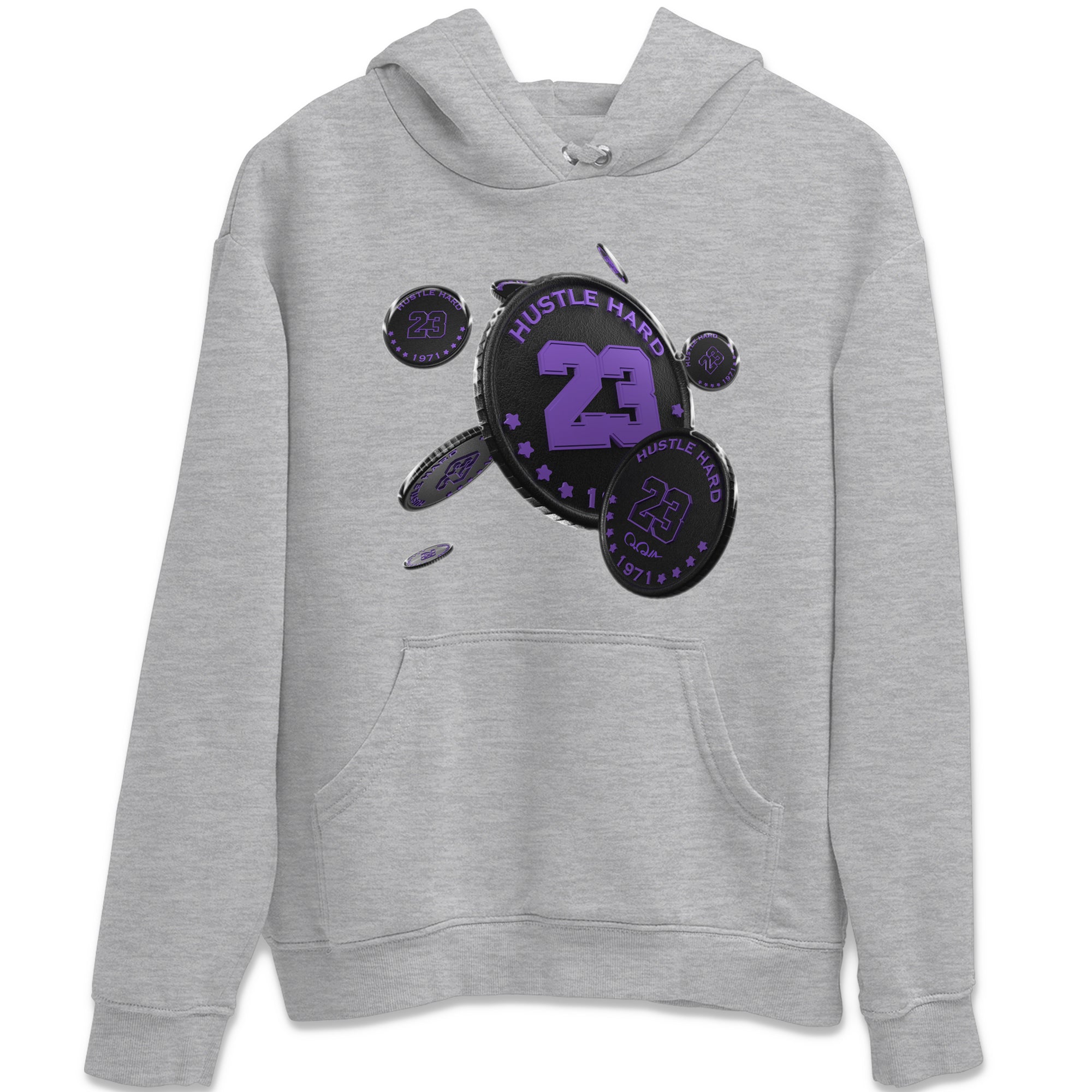 Coin Drop Unisex Tops - Air Jordan 12 Field Purple