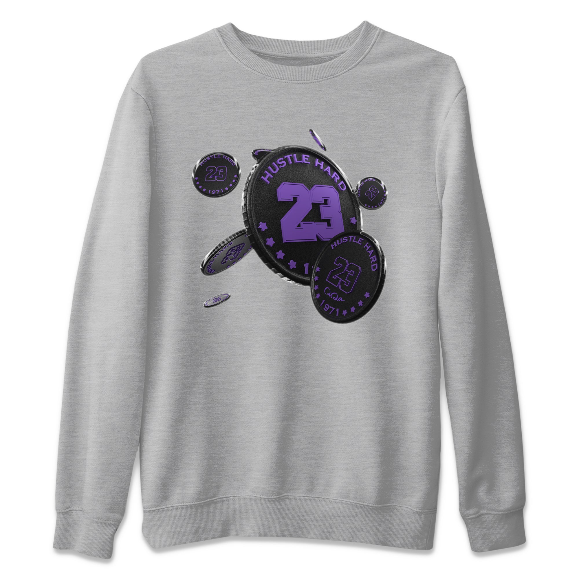 Coin Drop Unisex Tops - Air Jordan 12 Field Purple