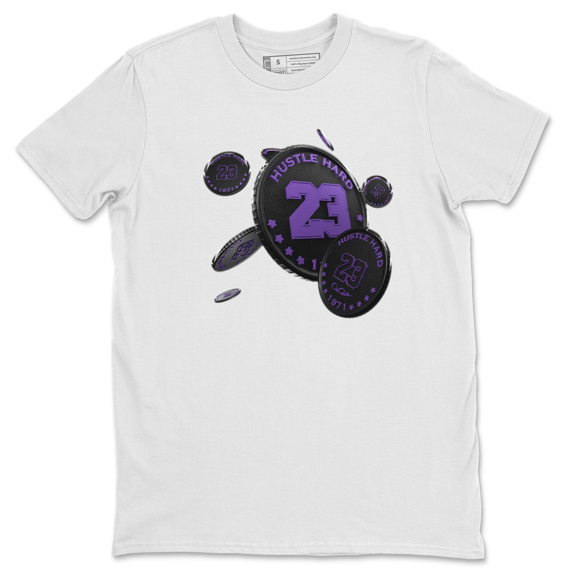 Coin Drop Unisex Tops - Air Jordan 12 Field Purple
