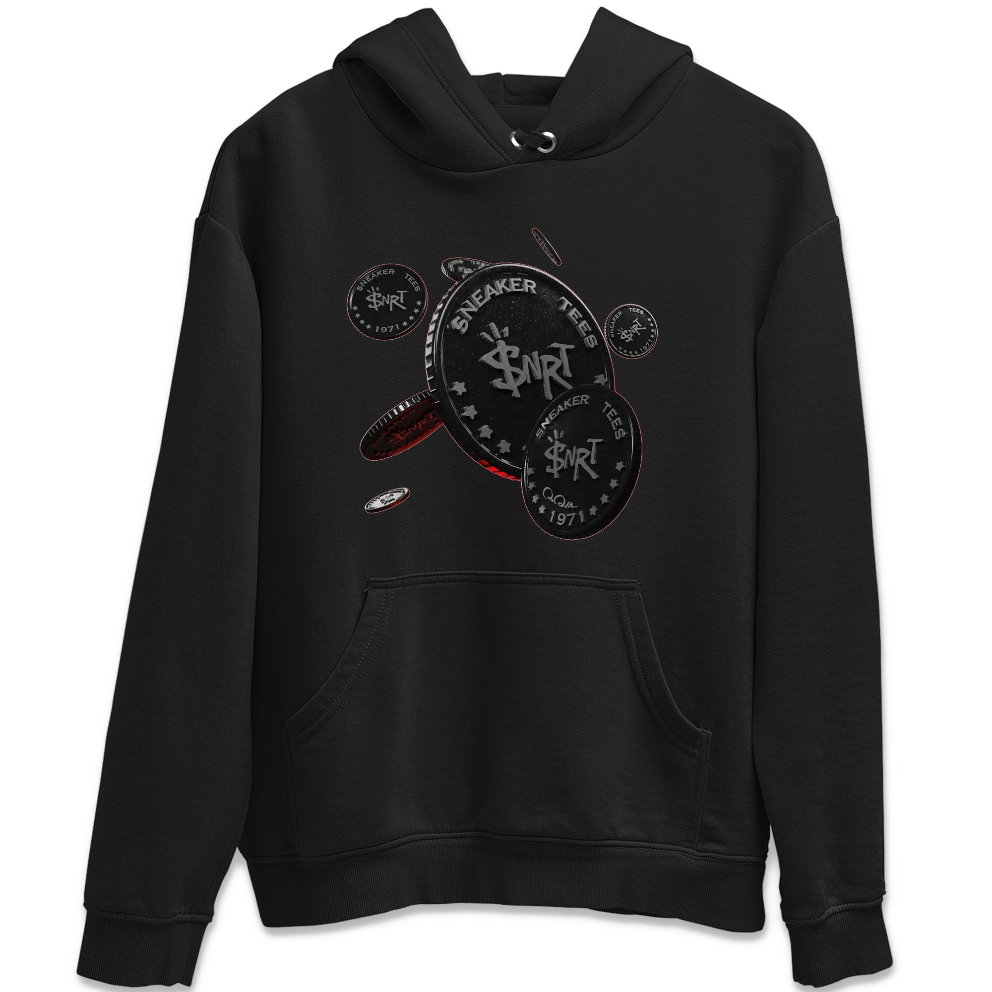 Coin Drop Unisex Tops - Air Jordan 13 Black Flint