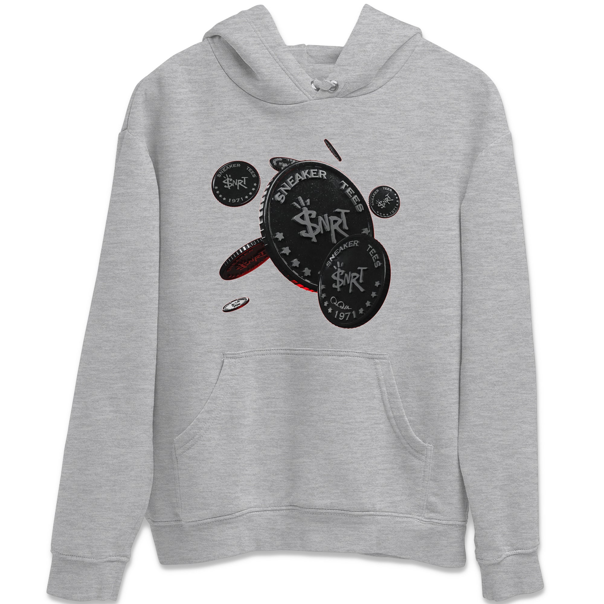 Coin Drop Unisex Tops - Air Jordan 13 Black Flint