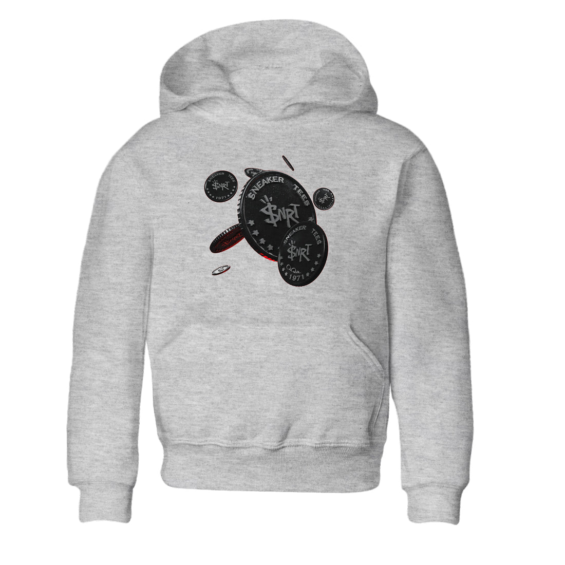 Coin Drop Kids Tops - Air Jordan 13 Black Flint