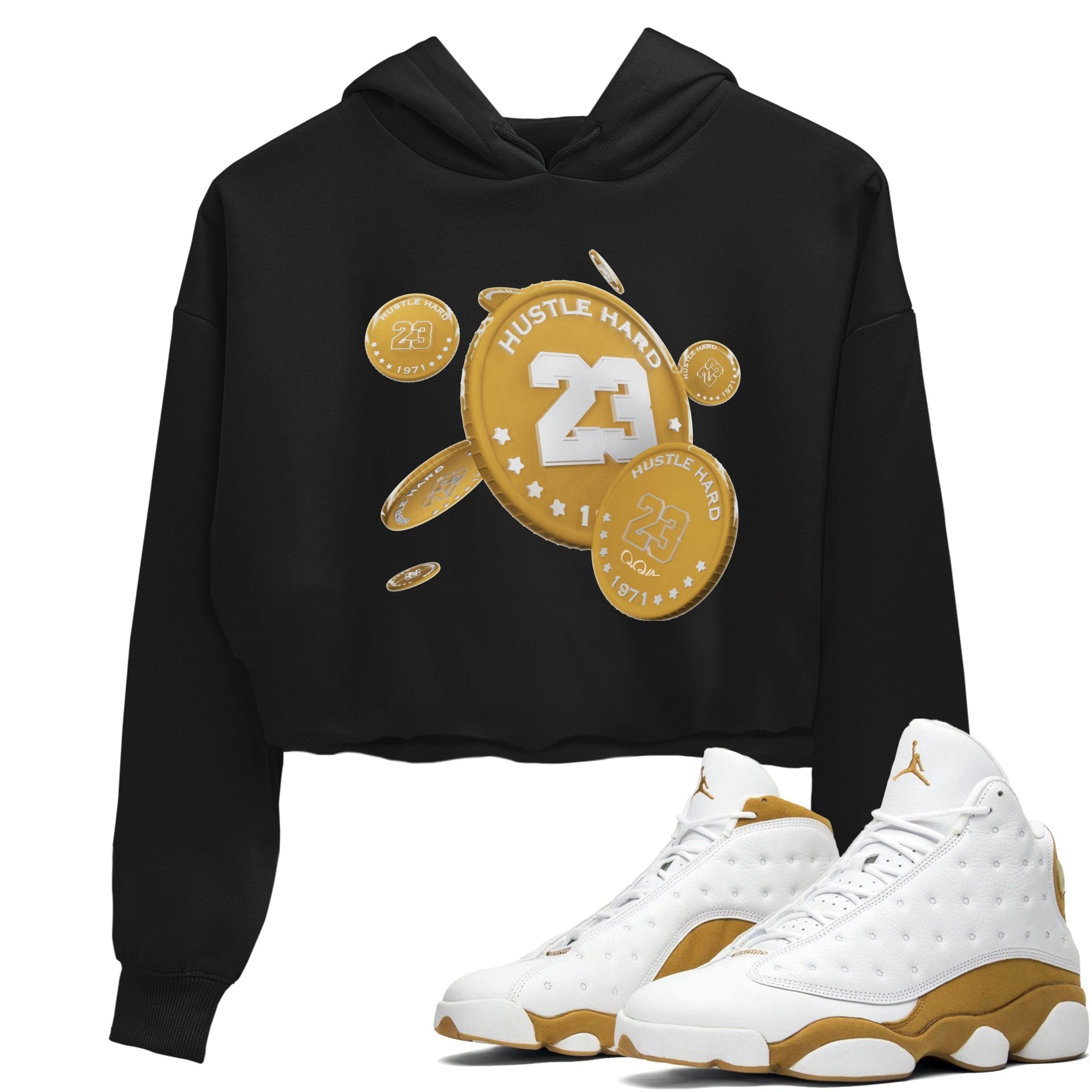 Coin Drop Women's Tops - Air Jordan 13 Wheat