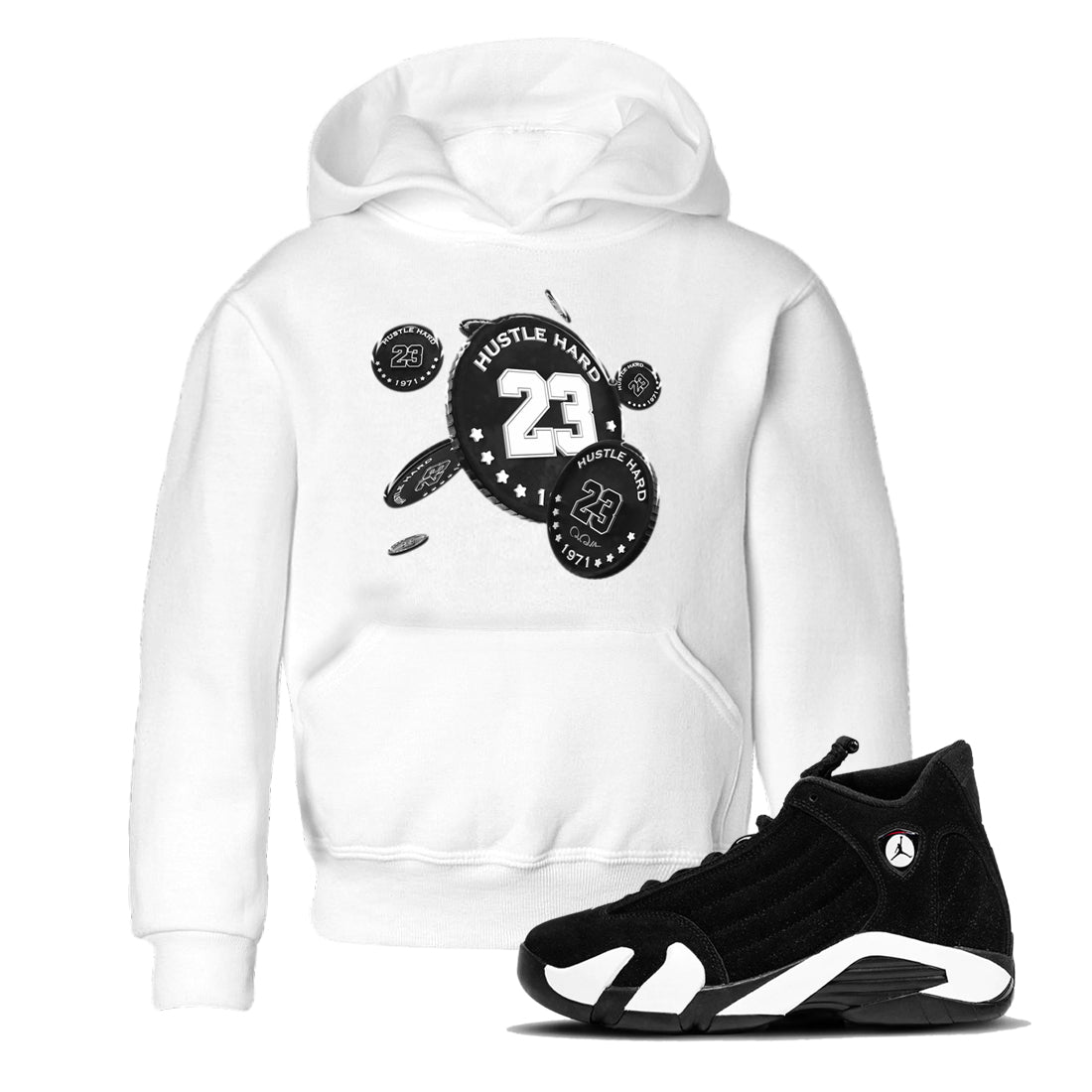 Coin Drop snkmatch Tee Kids - Air Jordan 14 Panda