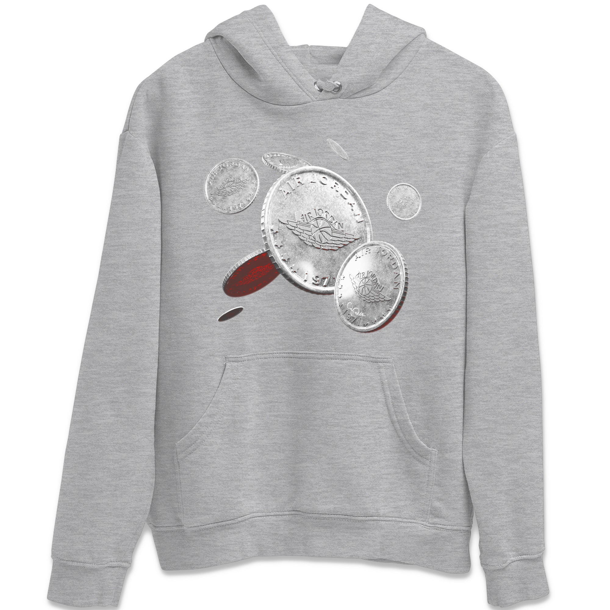 Coin Drop Unisex Tops - Air Jordan 3 White Cement
