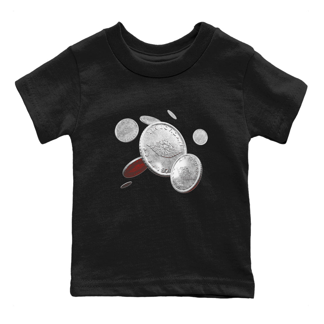Coin Drop Kids Tops - Air Jordan 3 White Cement