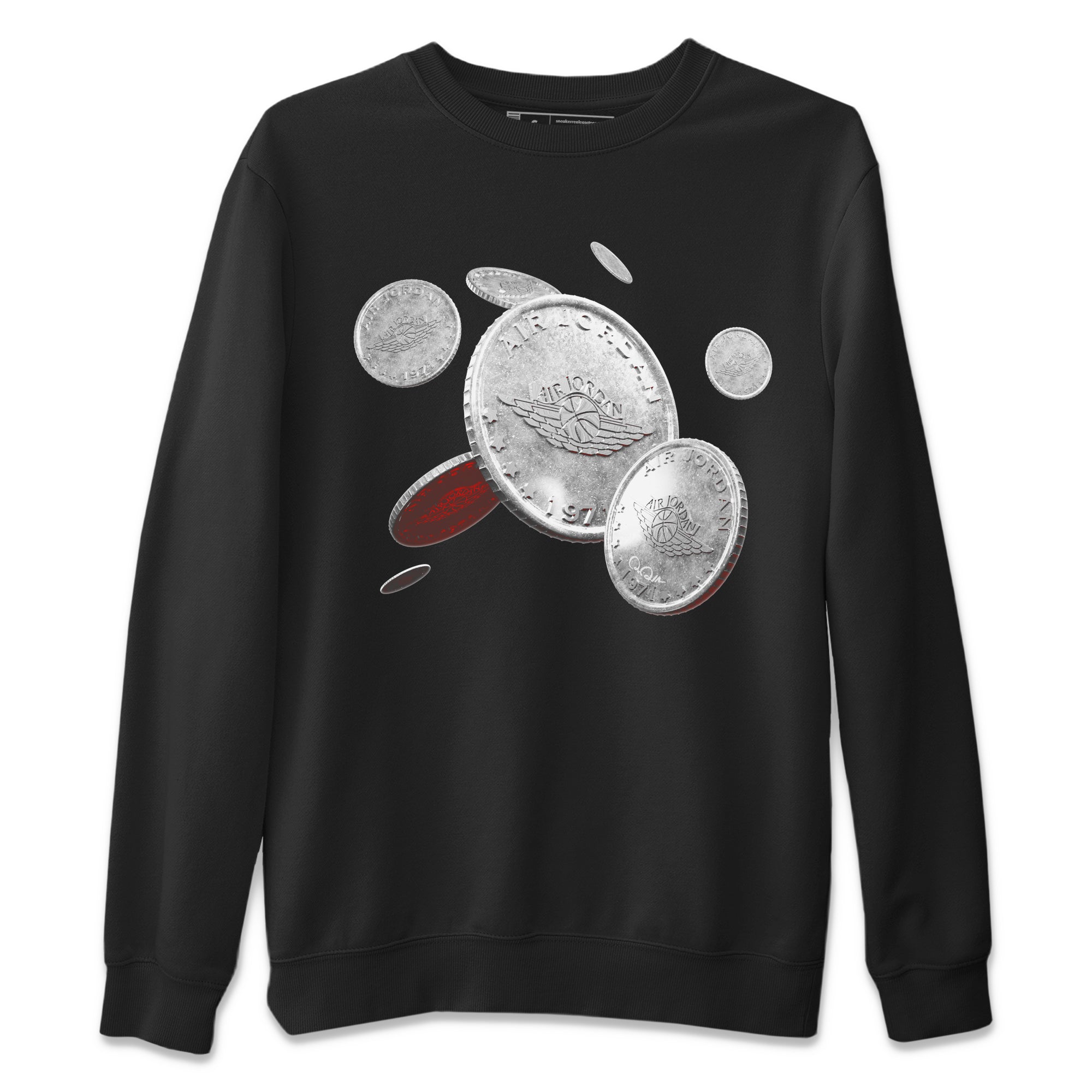 Coin Drop Unisex Tops - Air Jordan 3 White Cement