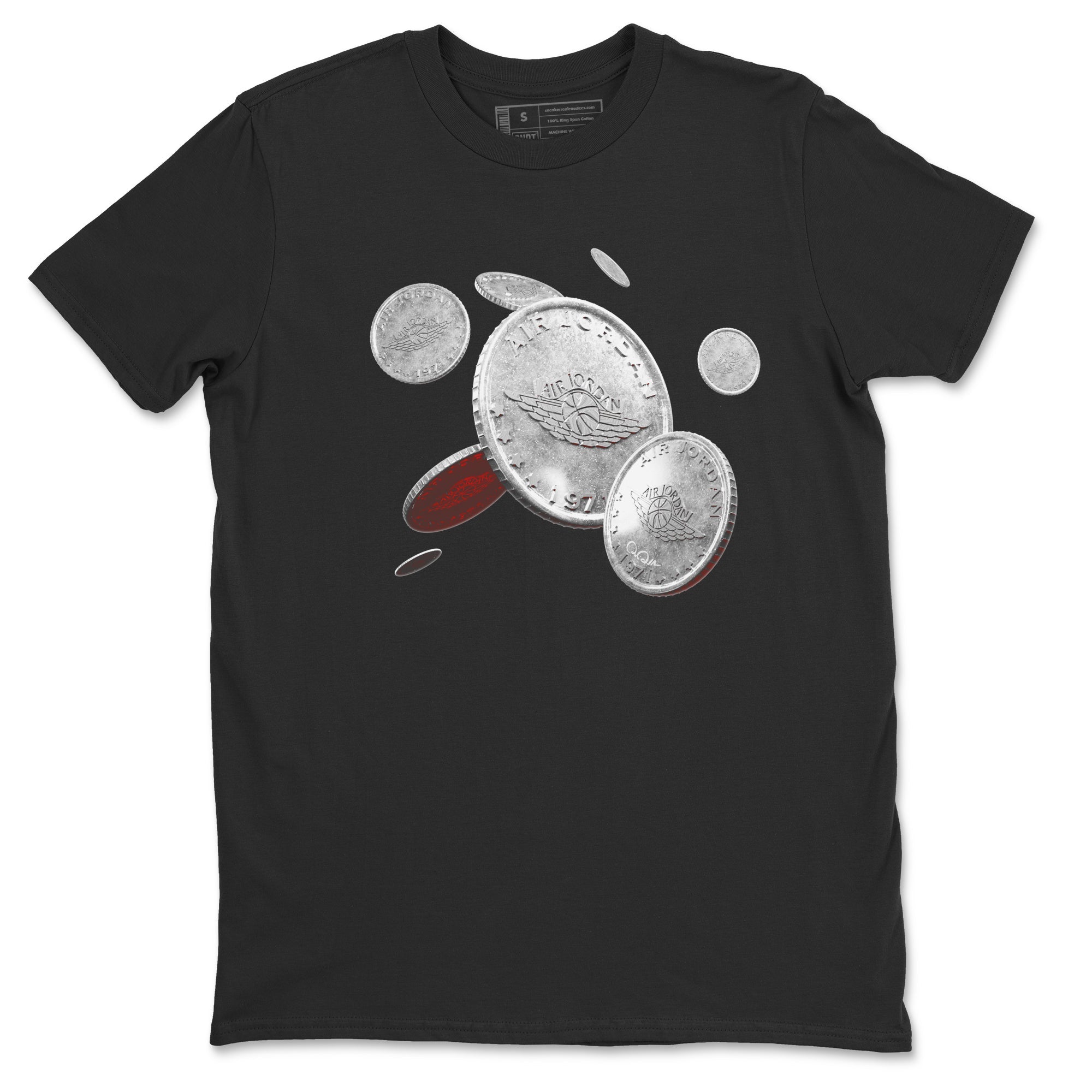 Coin Drop Unisex Tops - Air Jordan 3 White Cement