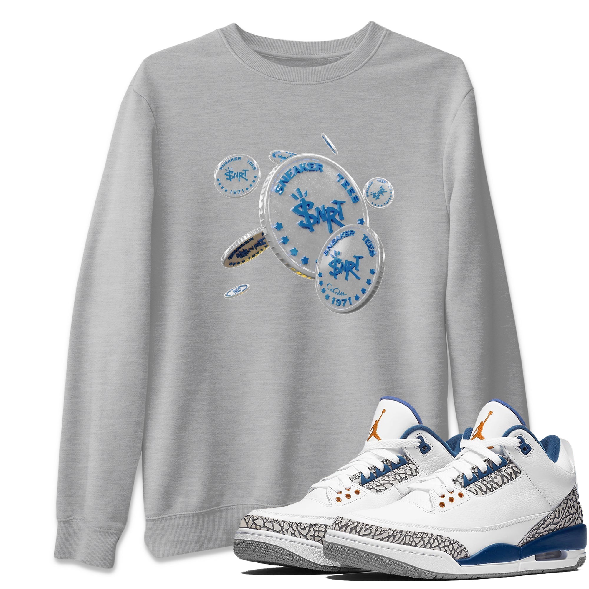 Coin Drop Unisex Tops - Air Jordan 3 Wizards