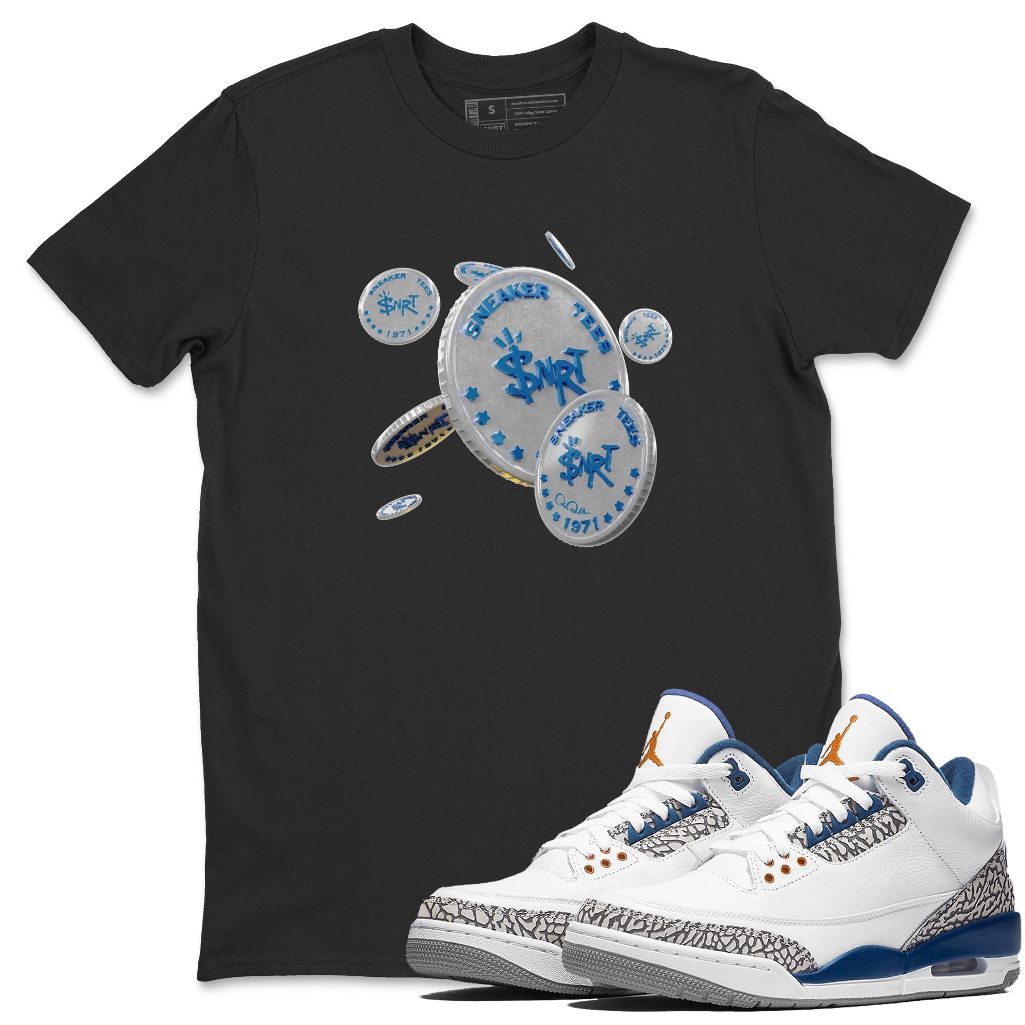 Coin Drop Unisex Tops - Air Jordan 3 Wizards