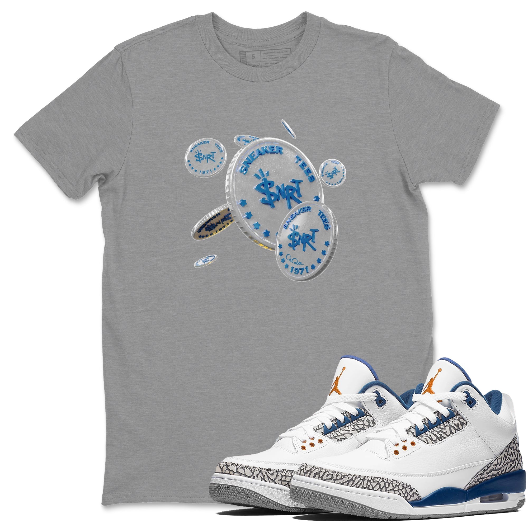 Coin Drop Unisex Tops - Air Jordan 3 Wizards