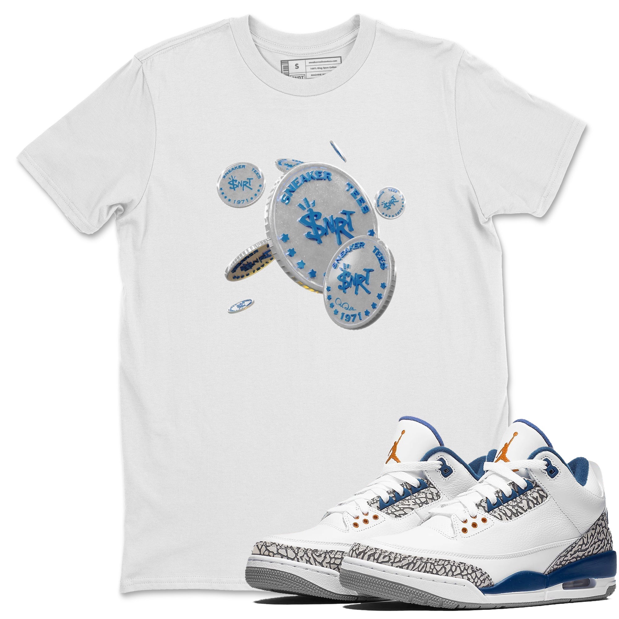 Coin Drop Unisex Tops - Air Jordan 3 Wizards