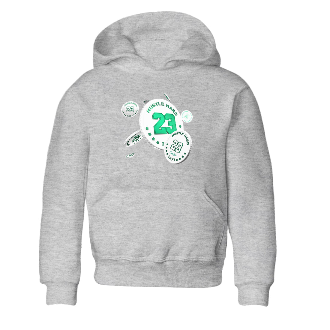 Coin Drop snkmatch Tees Kids - Air Jordan 4 Oxidized Green