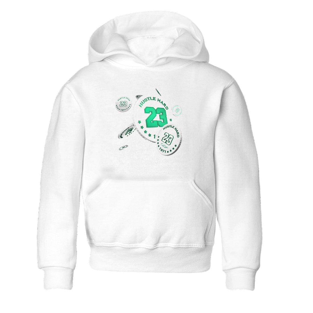 Coin Drop snkmatch Tees Kids - Air Jordan 4 Oxidized Green