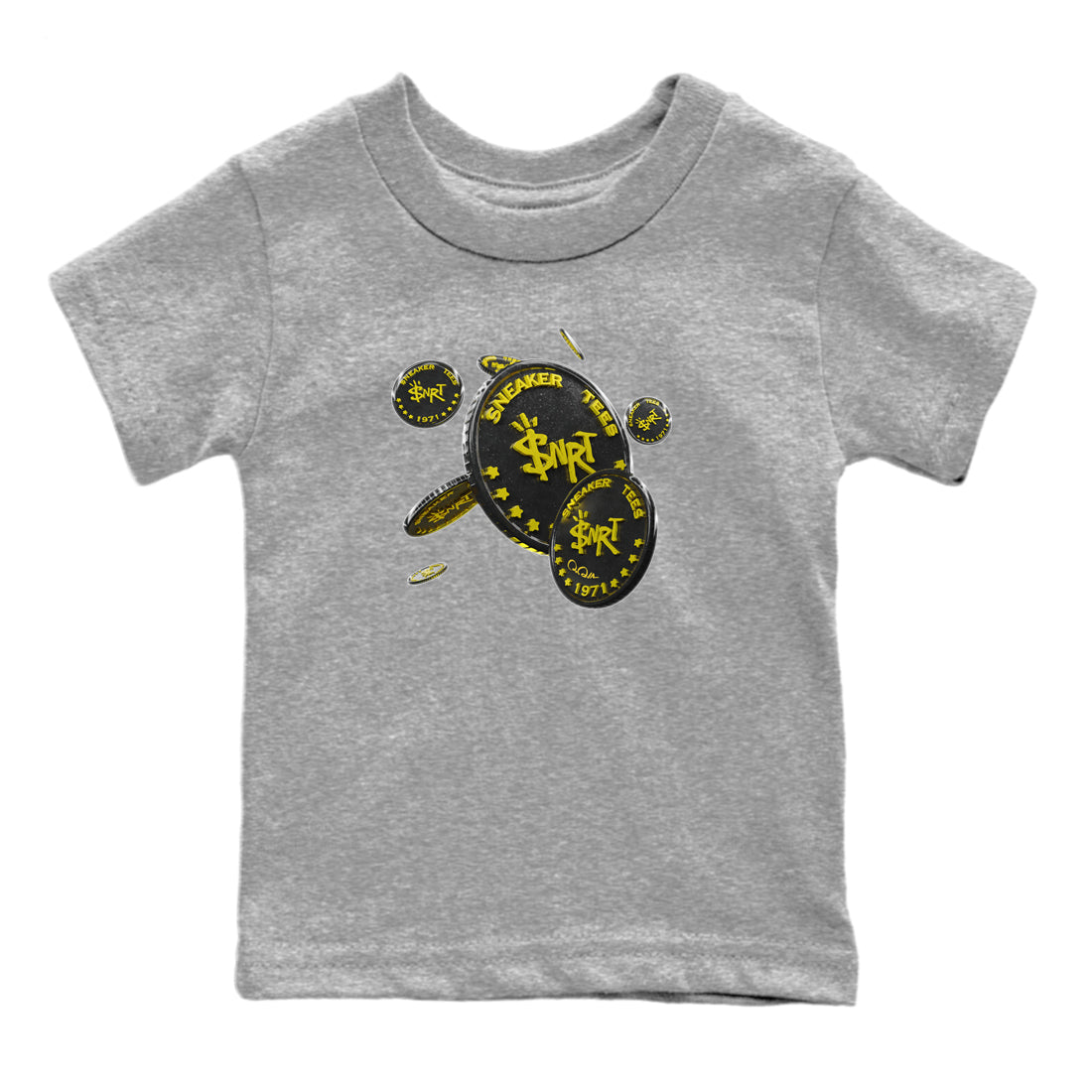 Coin Drop Kids Tops - Air Jordan 4 Thunder