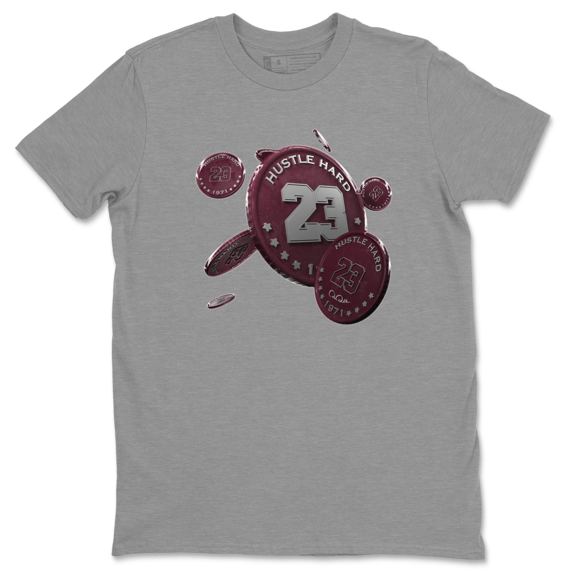 Coin Drop Unisex Tops - Air Jordan 5 Burgundy