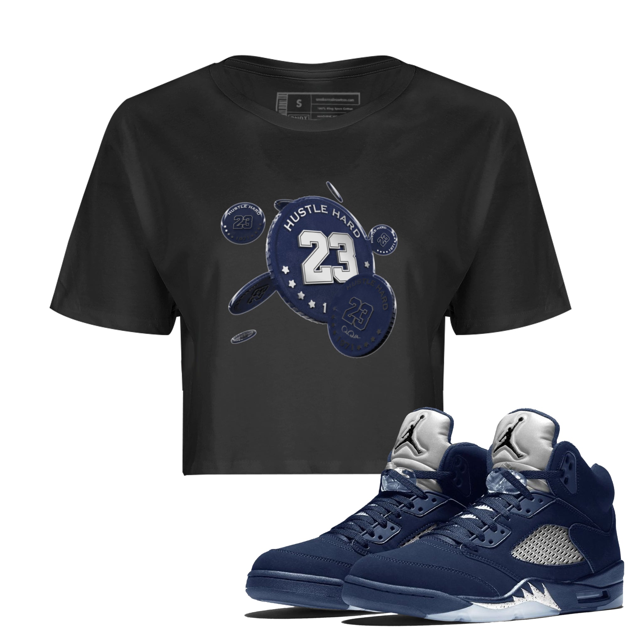 Coin Drop Women's Tops - Air Jordan 5 Georgetown
