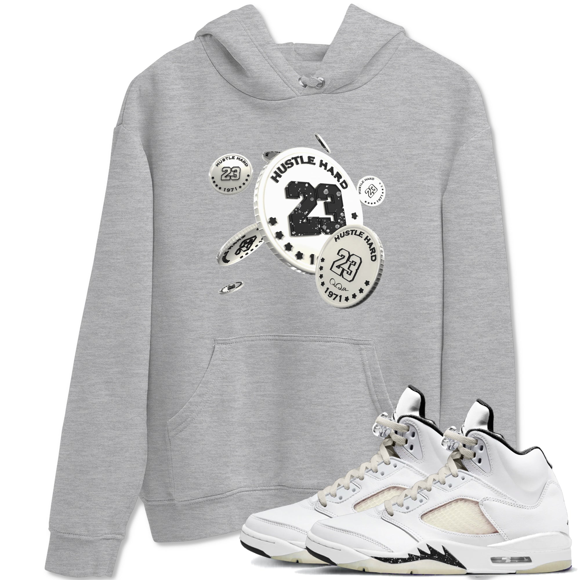 Coin Drop snkmatch Tees - Air Jordan 5 Sail