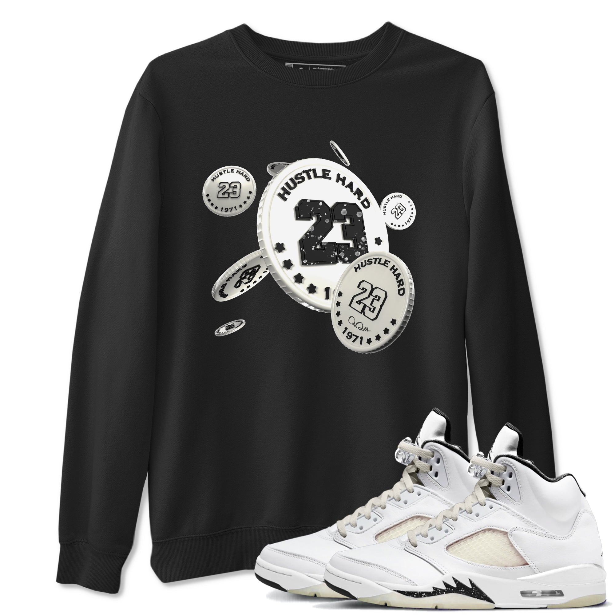 Coin Drop snkmatch Tees - Air Jordan 5 Sail