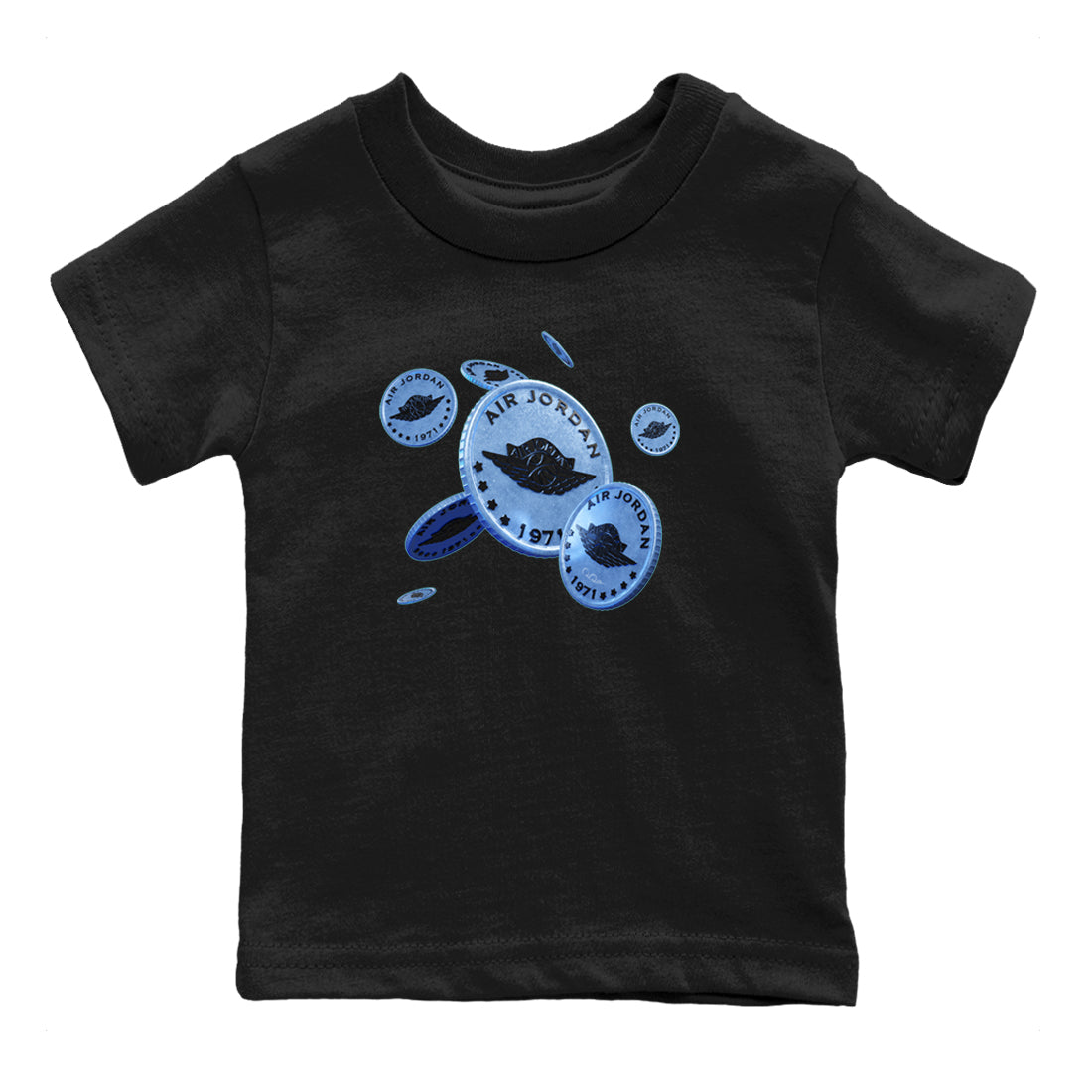 Coin Drop Kids Tops - Air Jordan 5 UNC