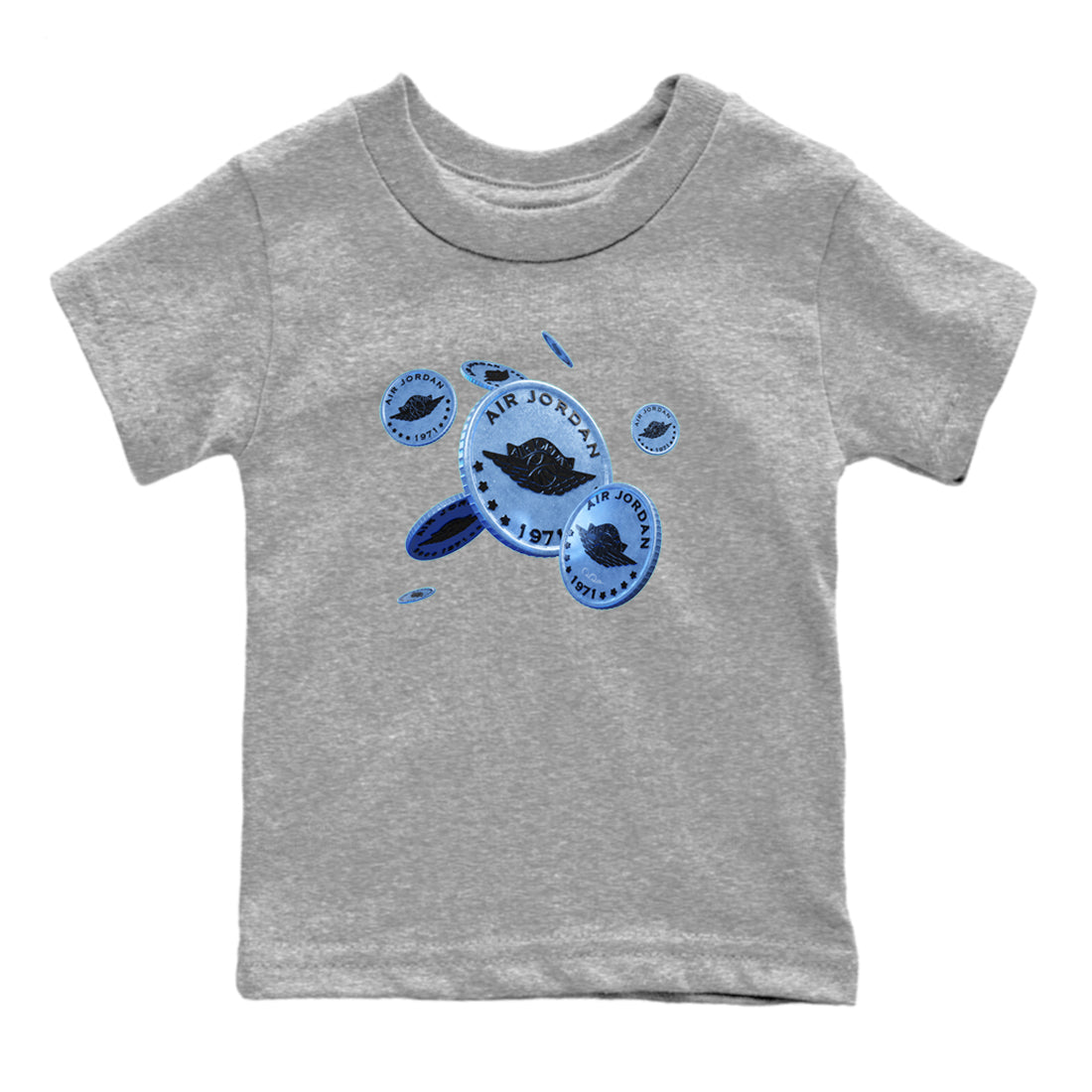 Coin Drop Kids Tops - Air Jordan 5 UNC