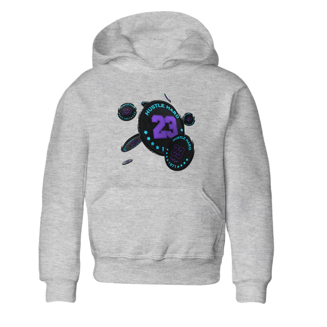 Coin Drop Kids Tops - Air Jordan 6 Aqua