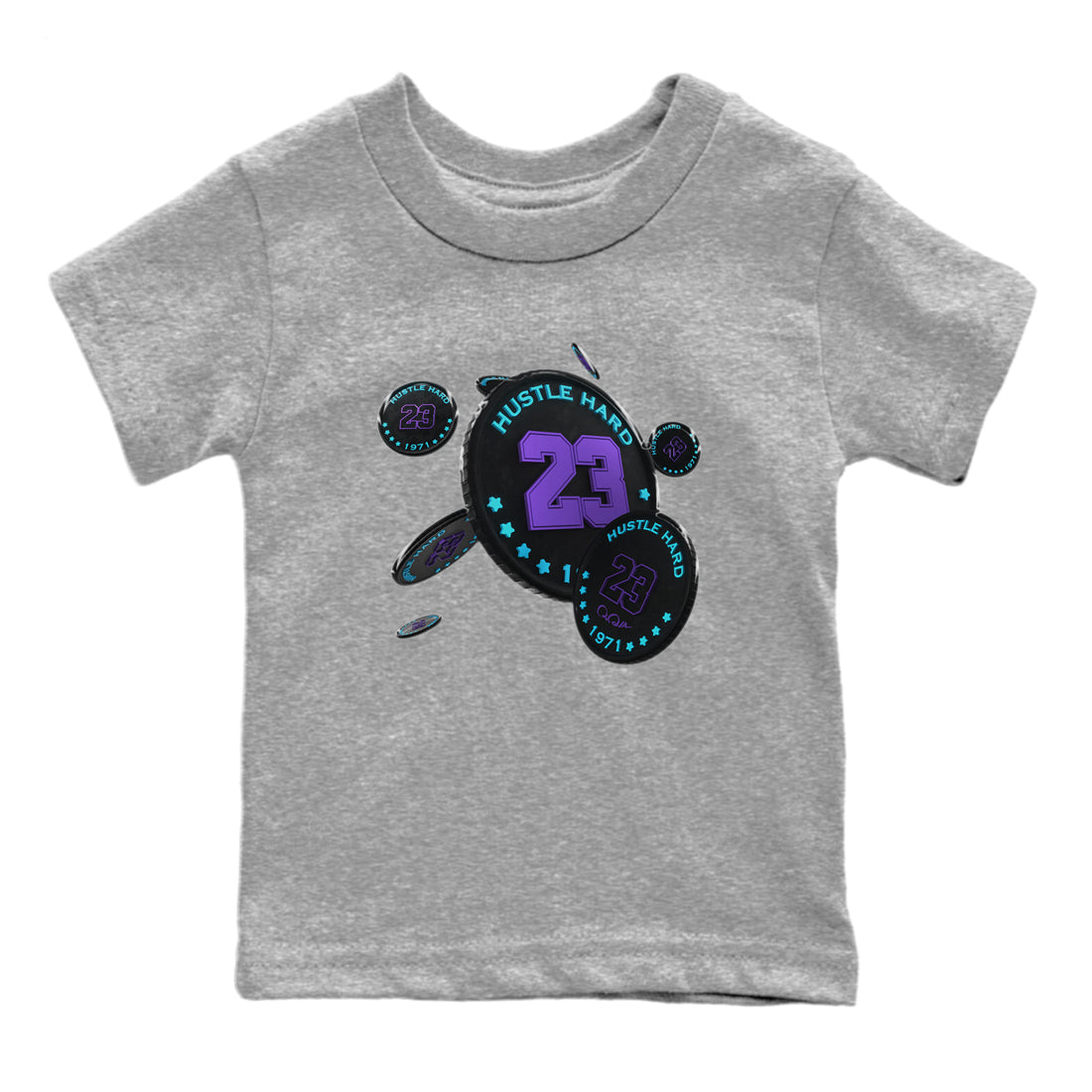 Coin Drop Kids Tops - Air Jordan 6 Aqua