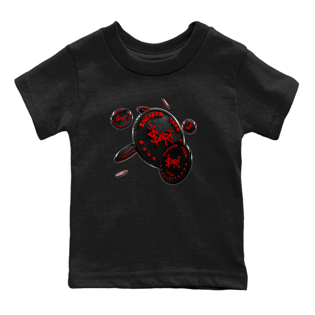 Coin Drop Kids Tops - Air Jordan 6 Toro Bravo