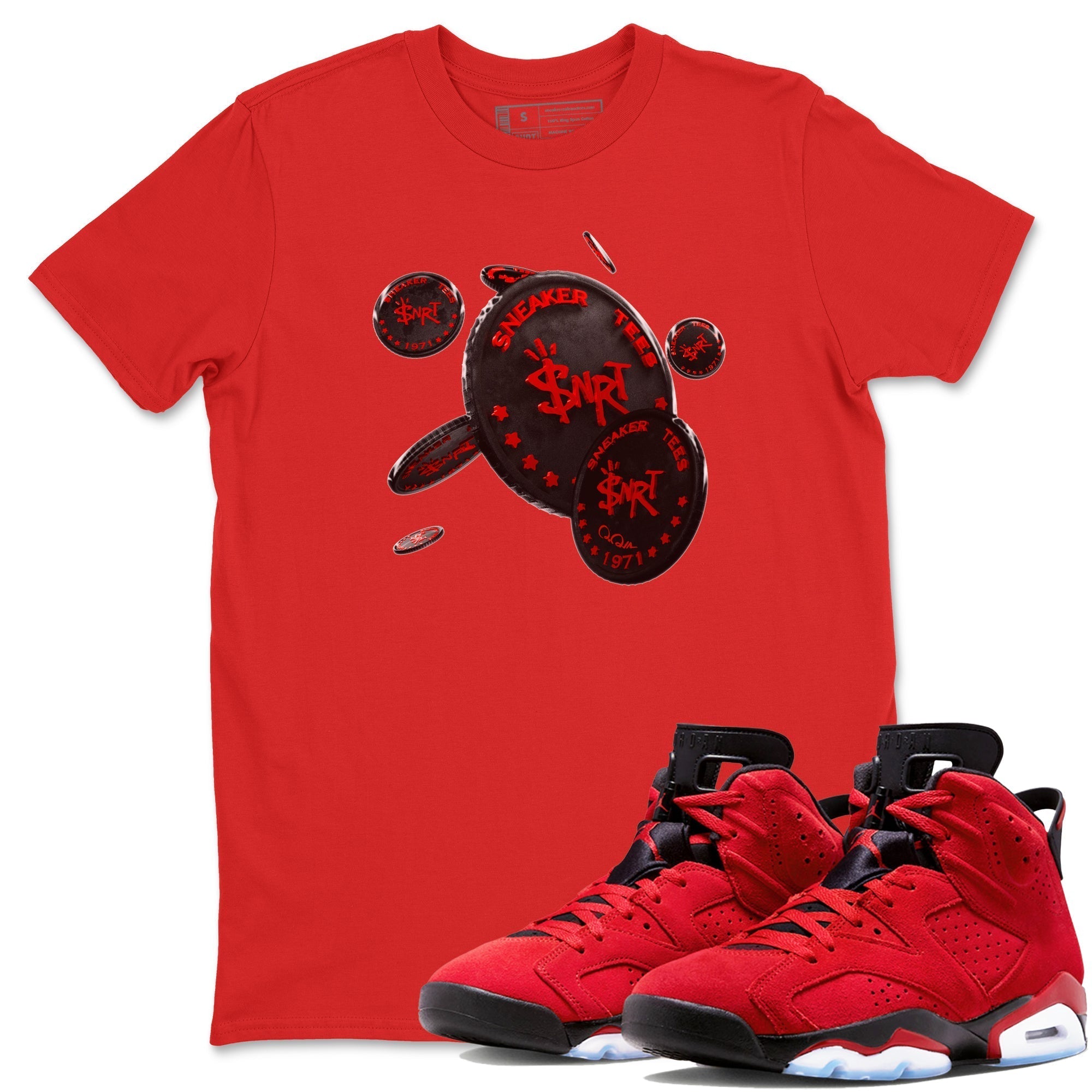 Coin Drop Unisex Tops - Air Jordan 6 Toro Bravo