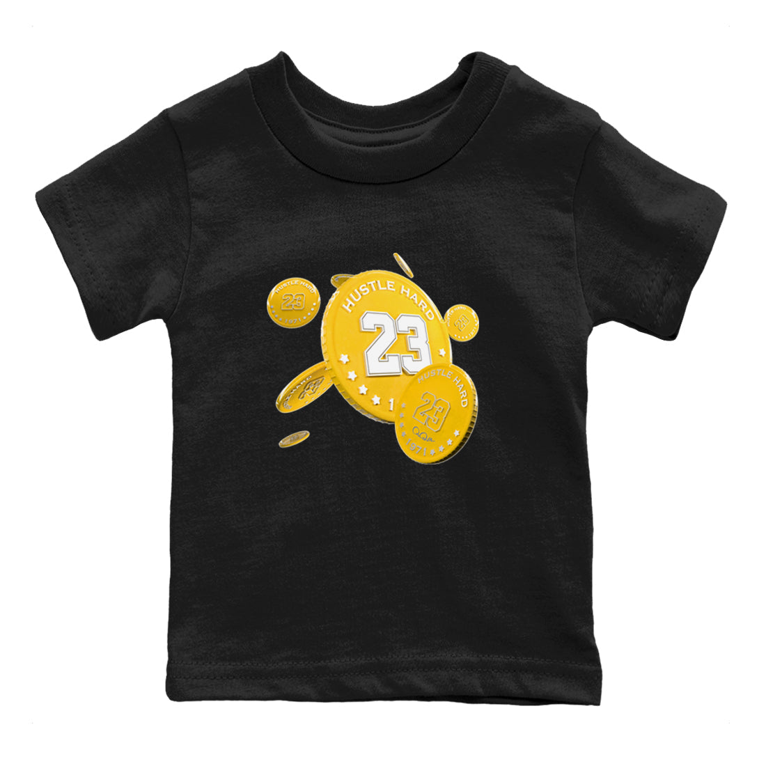 Coin Drop snkmatch Tee Kids - Air Jordan 6 Yellow Ochre