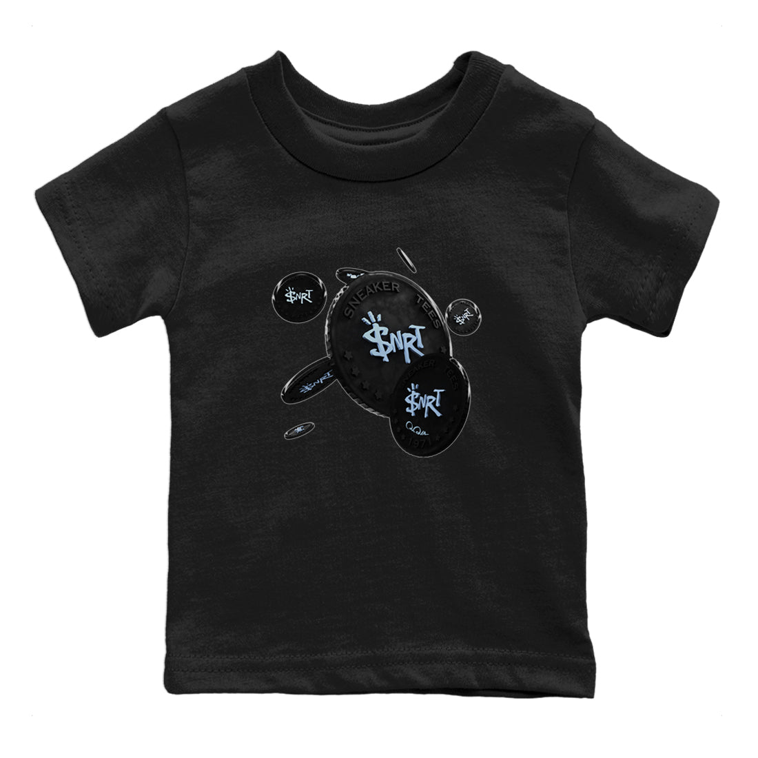 Coin Drop Kids Tops - Air Jordan 7 Chambray