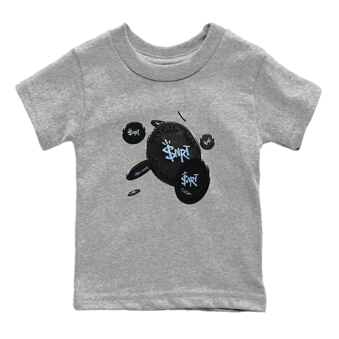 Coin Drop Kids Tops - Air Jordan 7 Chambray