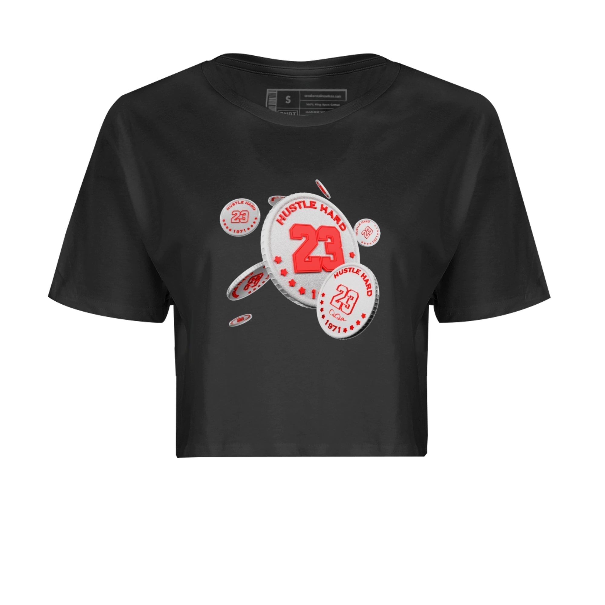 Coin Drop Women's Tops - Air Jordan 7 White Infrared