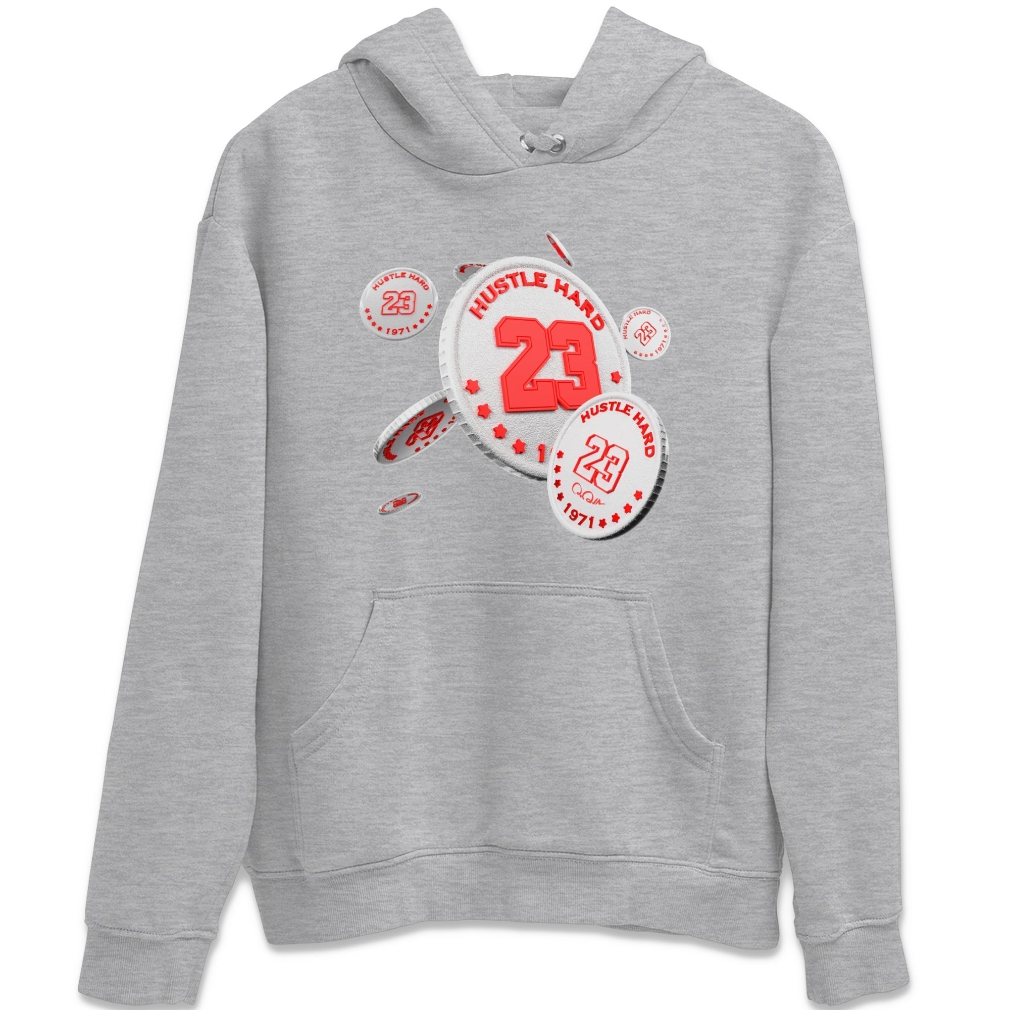 Coin Drop Unisex Tops - Air Jordan 7 White Infrared