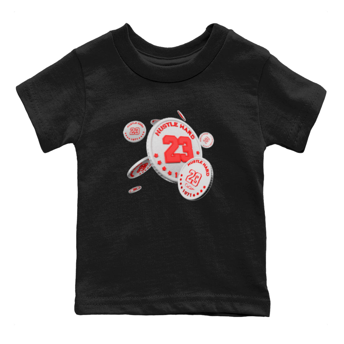 Coin Drop Kids Tops - Air Jordan 7 White Infrared